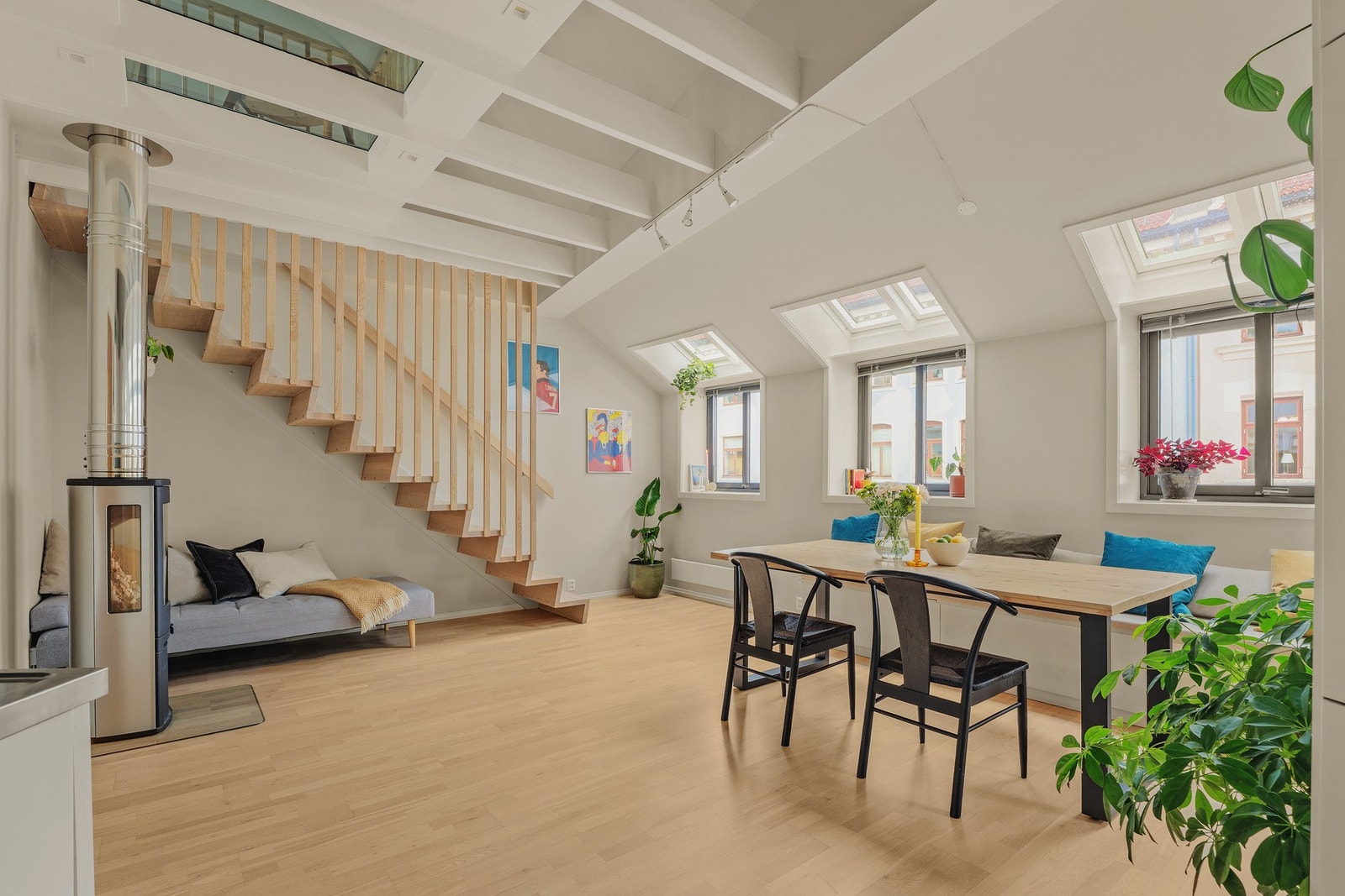 Velkommen til Hammergata 1C og en leilighet av helt unik karakter!
Foto: Nadia Frantsen Galleribilde