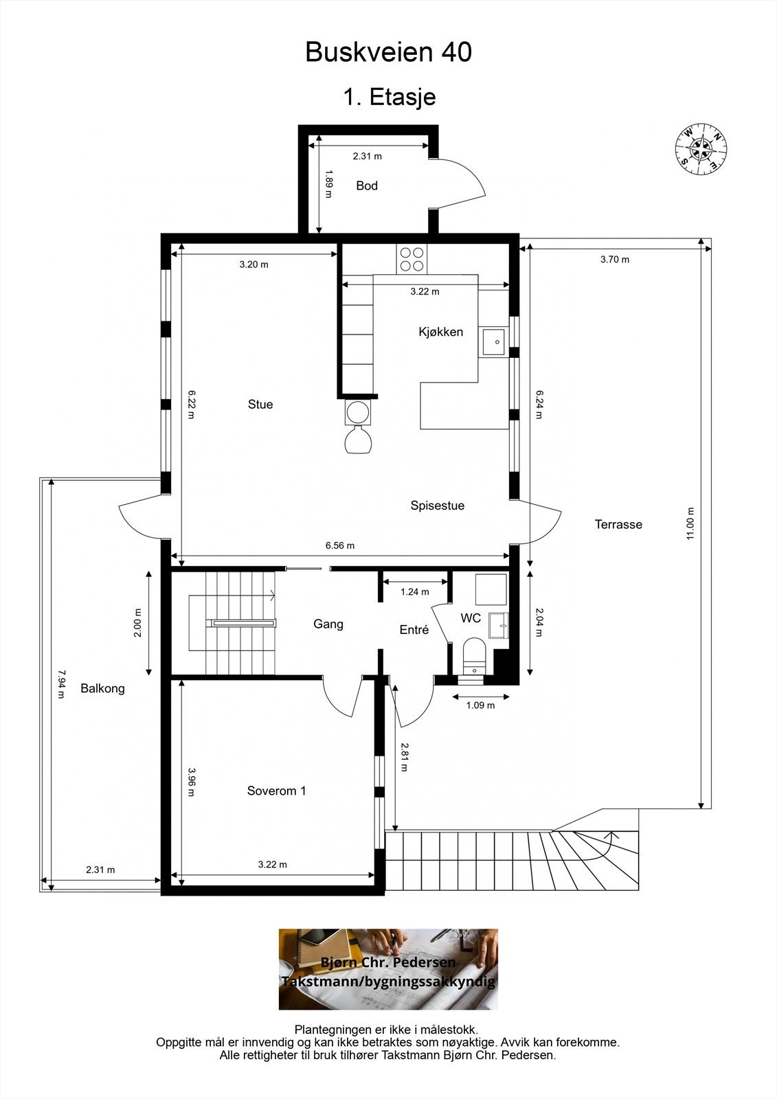 Plantegning 1.etasje Galleribilde