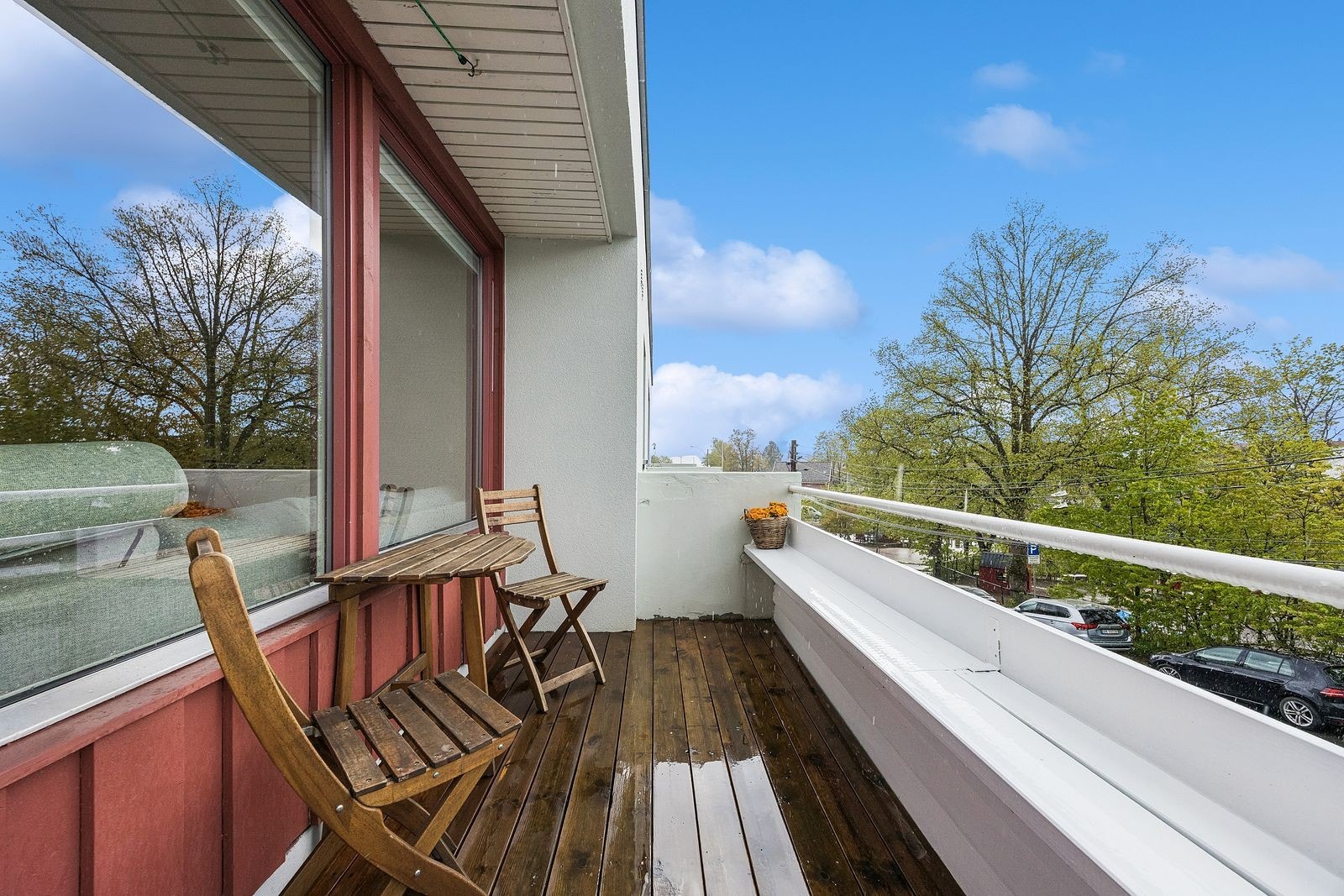 Utgang til en vestvendt balkong Galleribilde