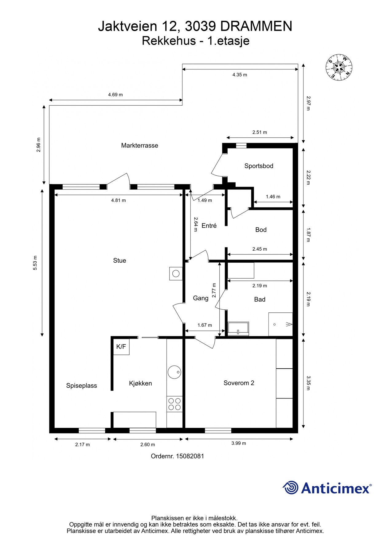 Plantegning Galleribilde