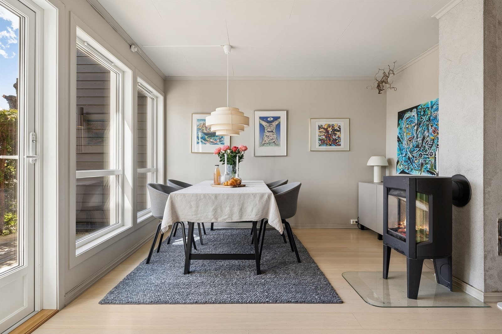 Ny peis ble installert i 2016. Galleribilde