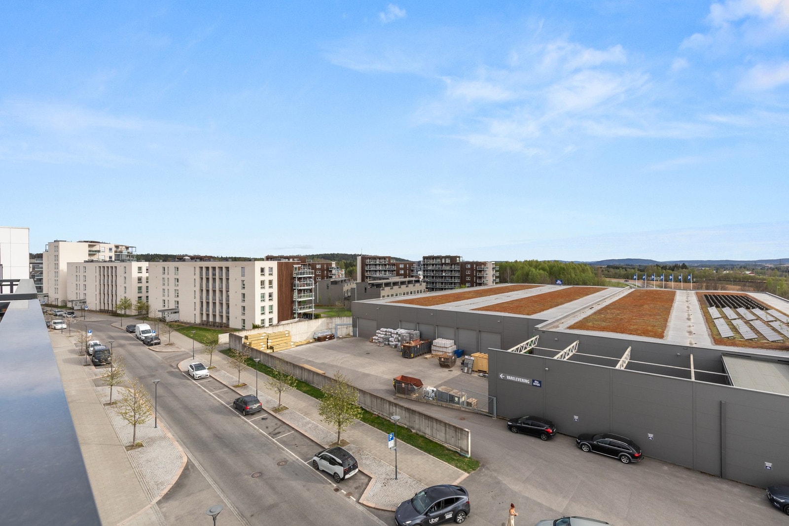 Utsyn fra balkongen. Galleribilde