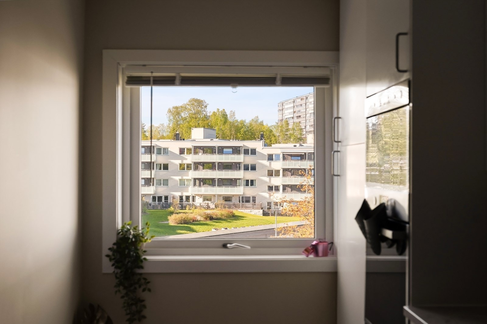 - Åpent og fritt utsyn fra kjøkkenvindu - Galleribilde