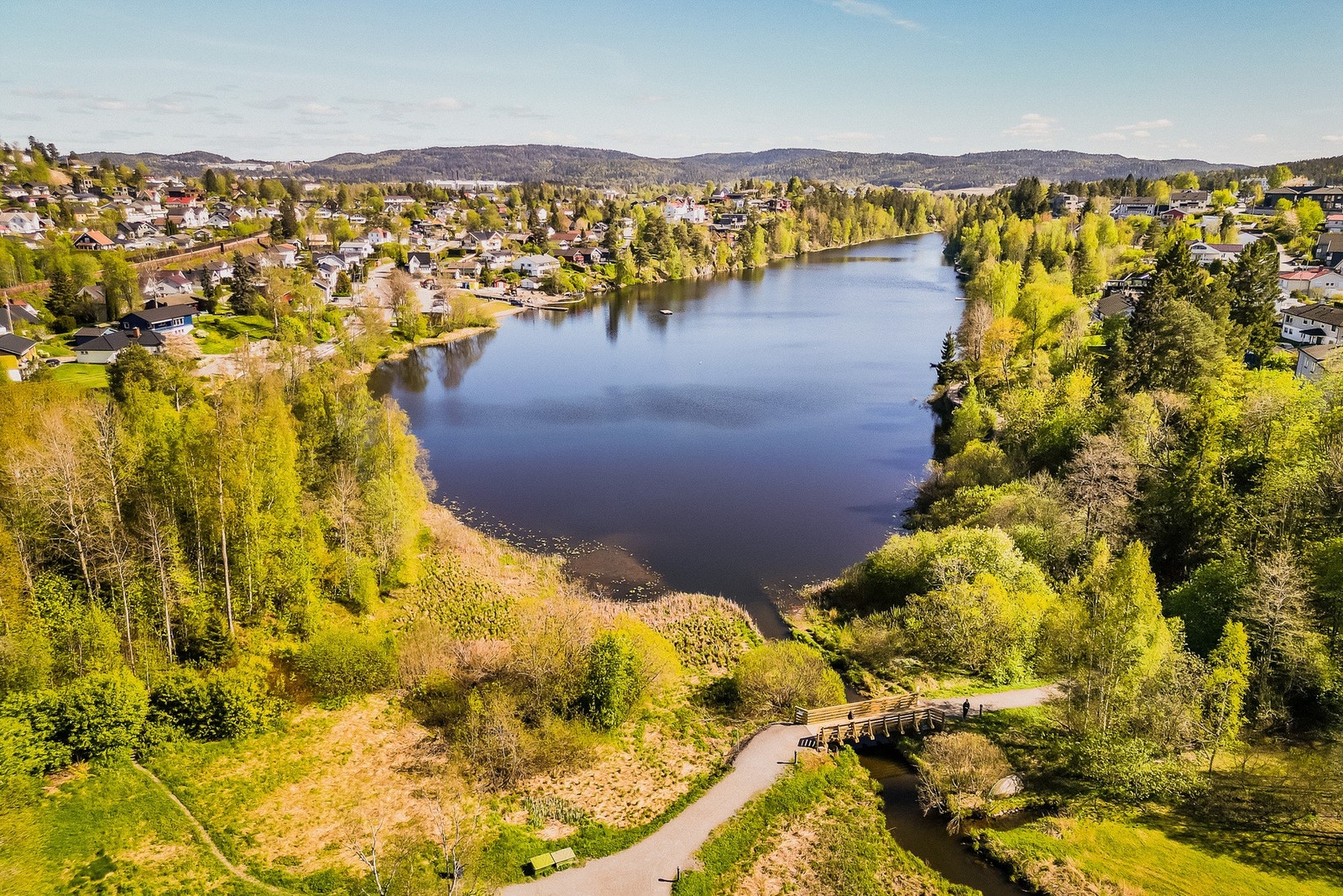 Kort vei til fine turmuligheter i grønneomgivelser. Galleribilde