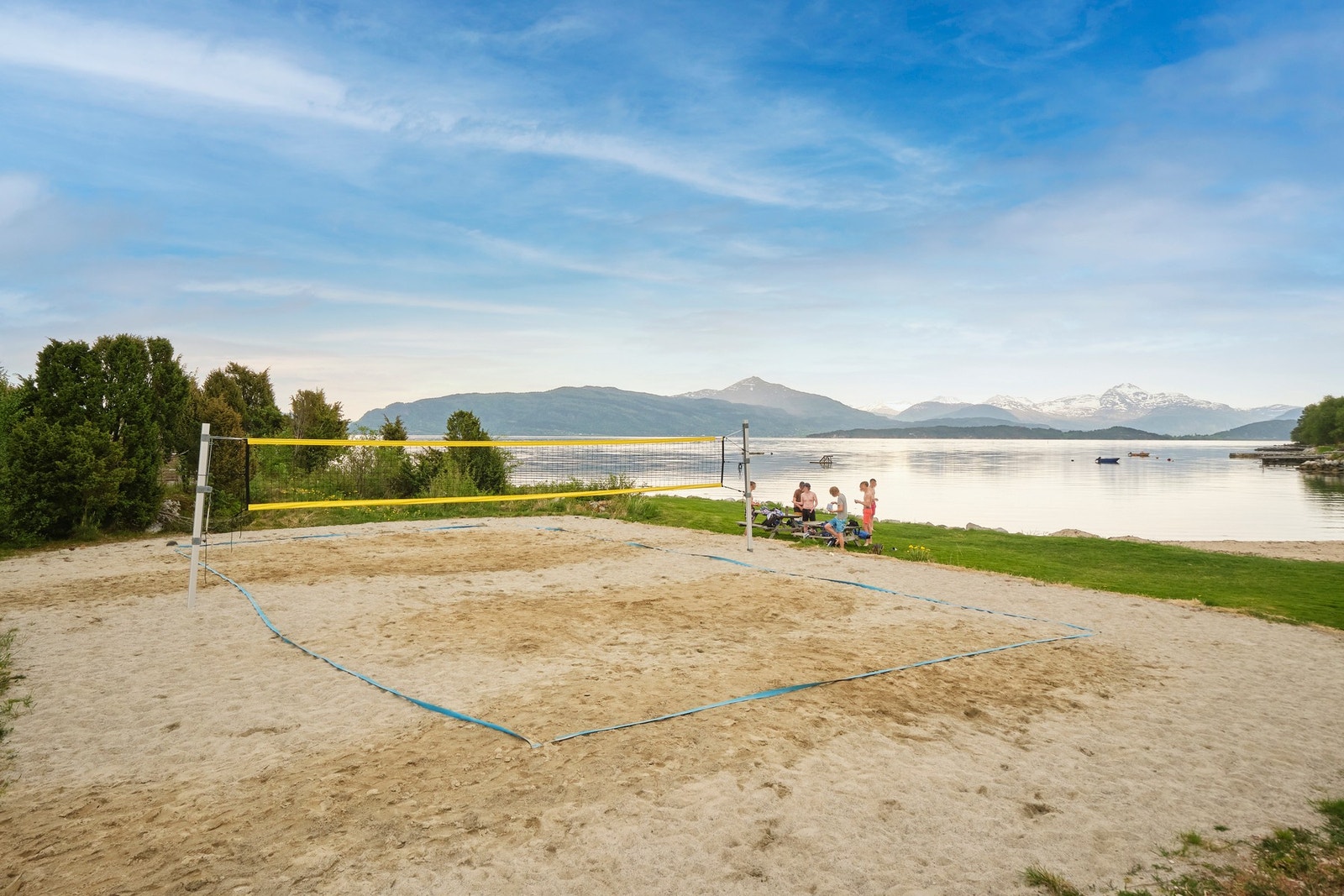 Sandvolleyball bane Galleribilde