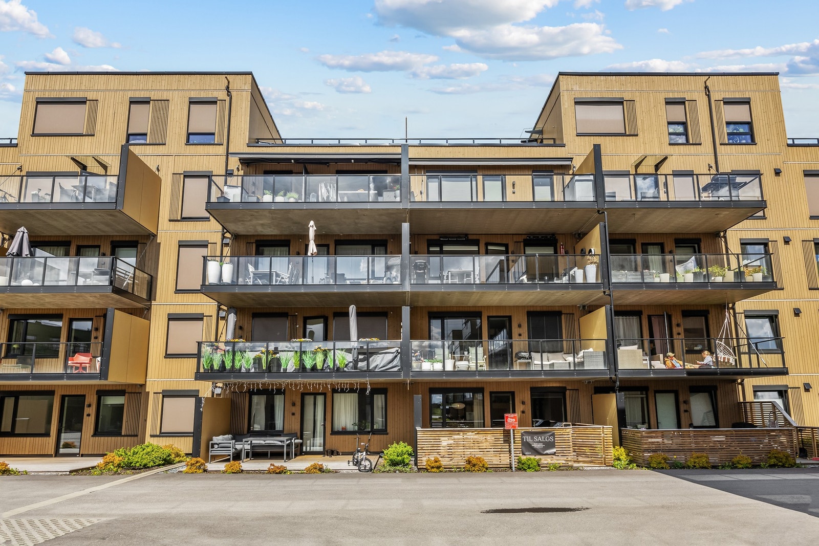 Her bor du godt i et nyere og moderne bygg fra 2023 med gode kvaliteter. Galleribilde