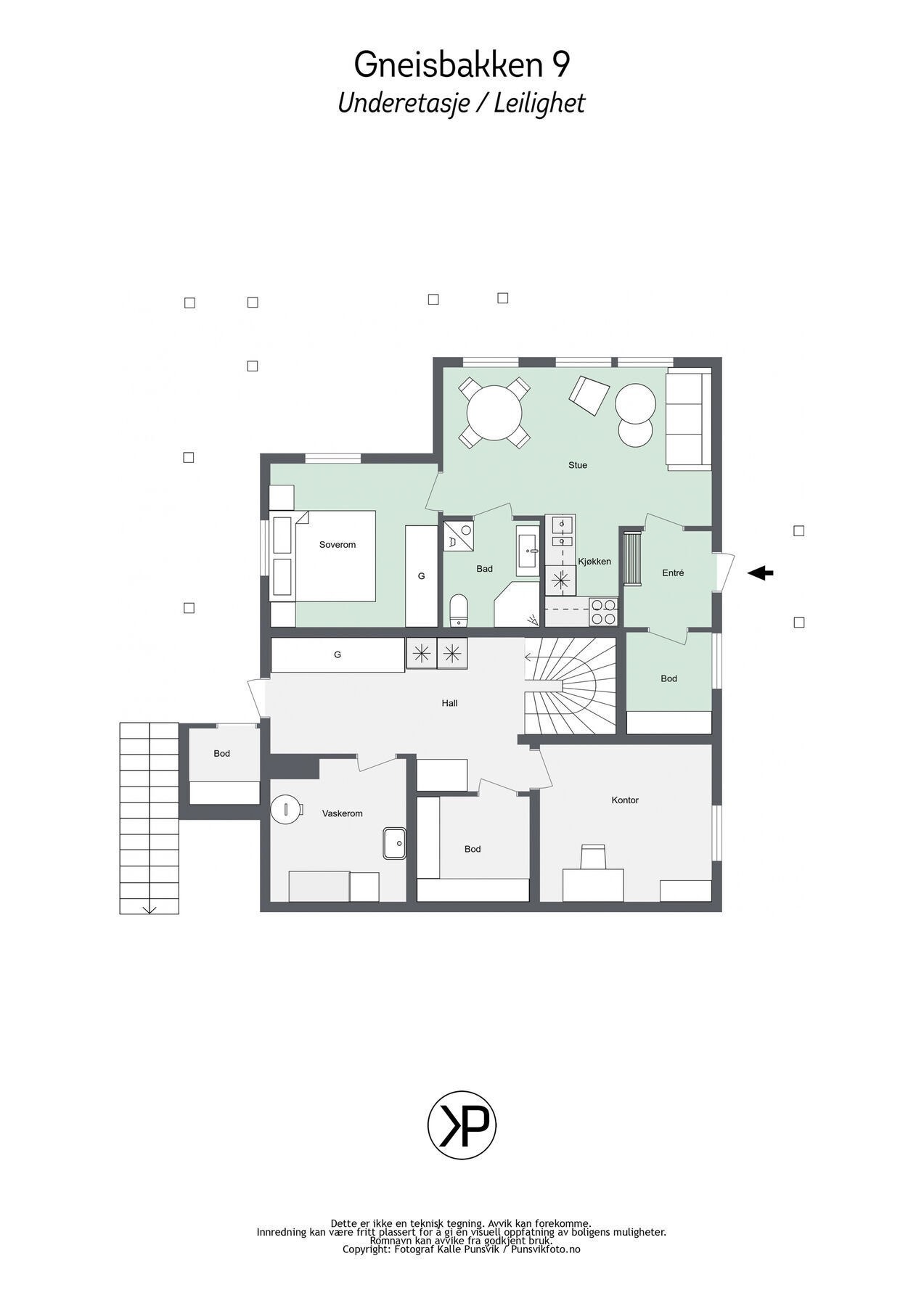 Plantegning Galleribilde