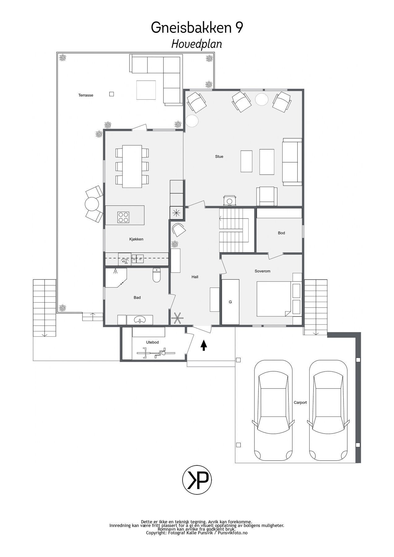 Plantegning Galleribilde