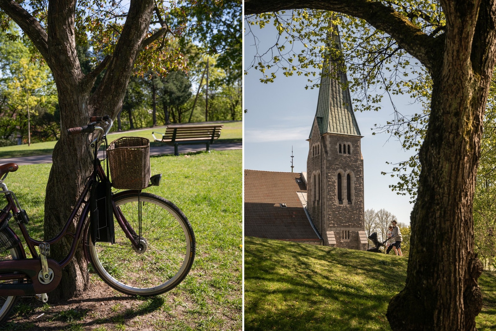 Fagerborg kirke like i nærheten. Galleribilde
