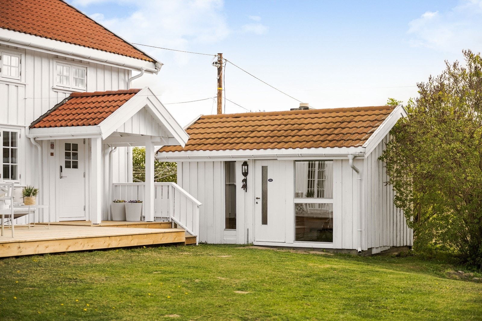 Eiendommen består også av et anneks med badstue. Galleribilde