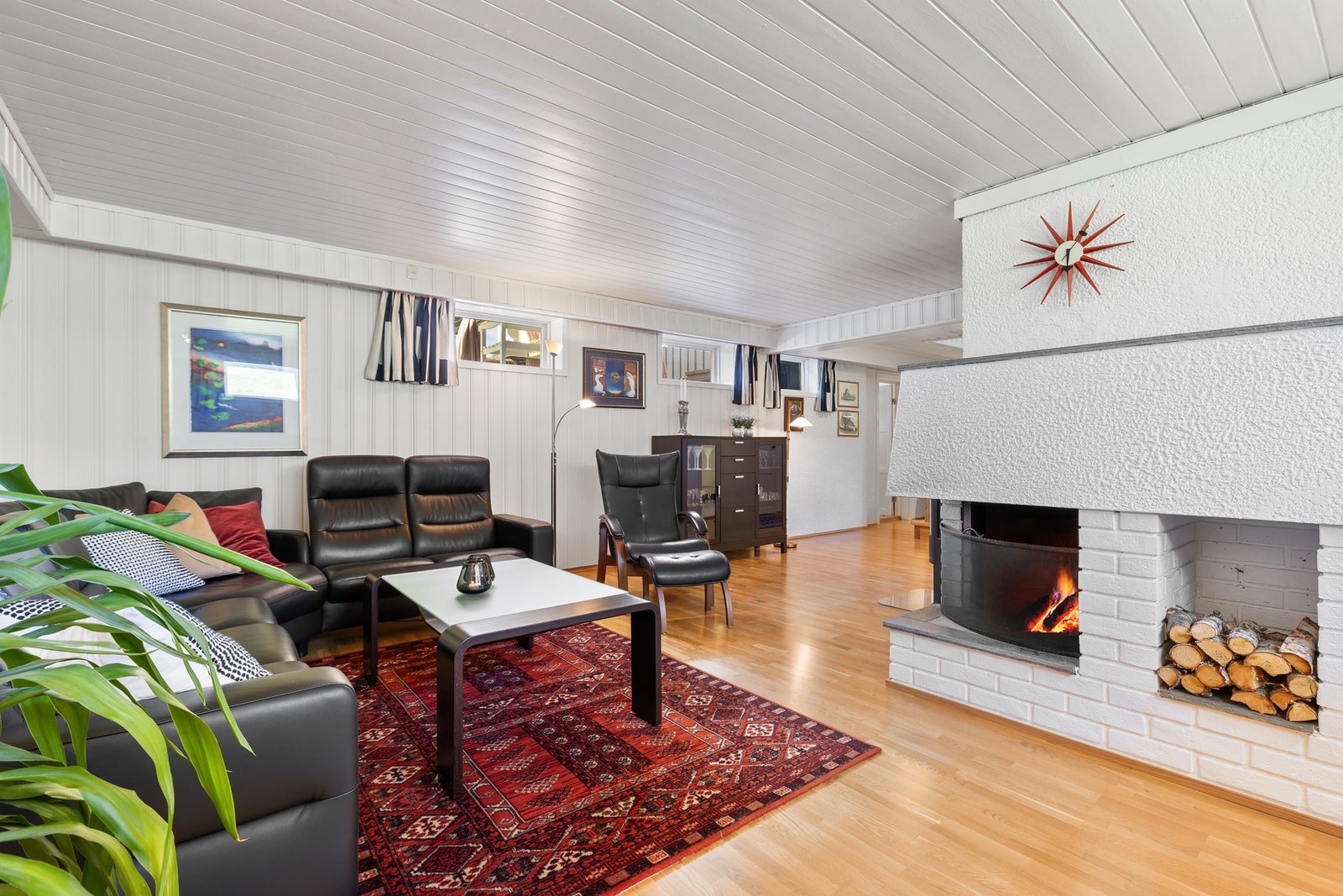 Kjellerstuen er på hele 41,4m². Galleribilde