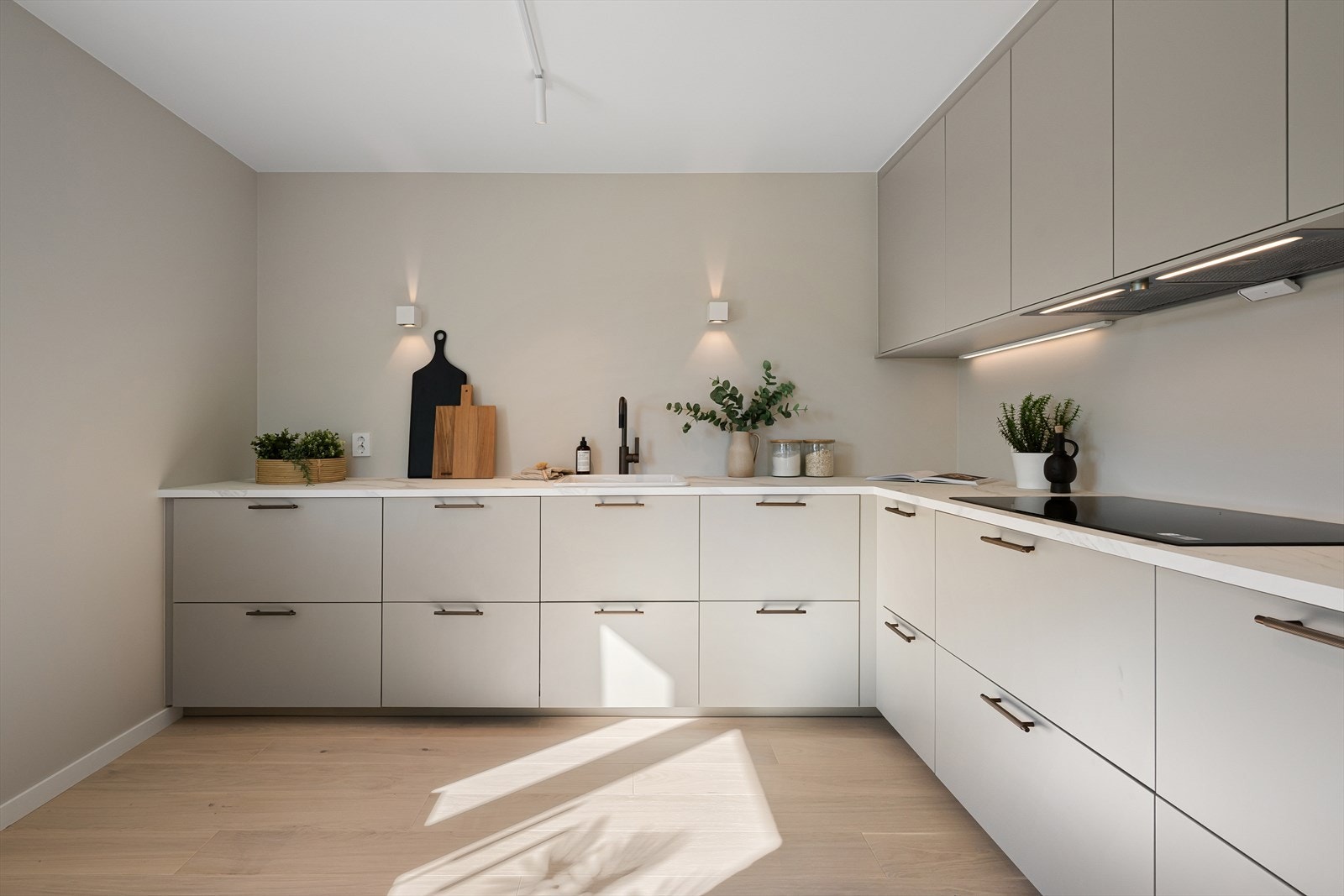 Belysning tilknyttet smarthusstyring via app. Galleribilde