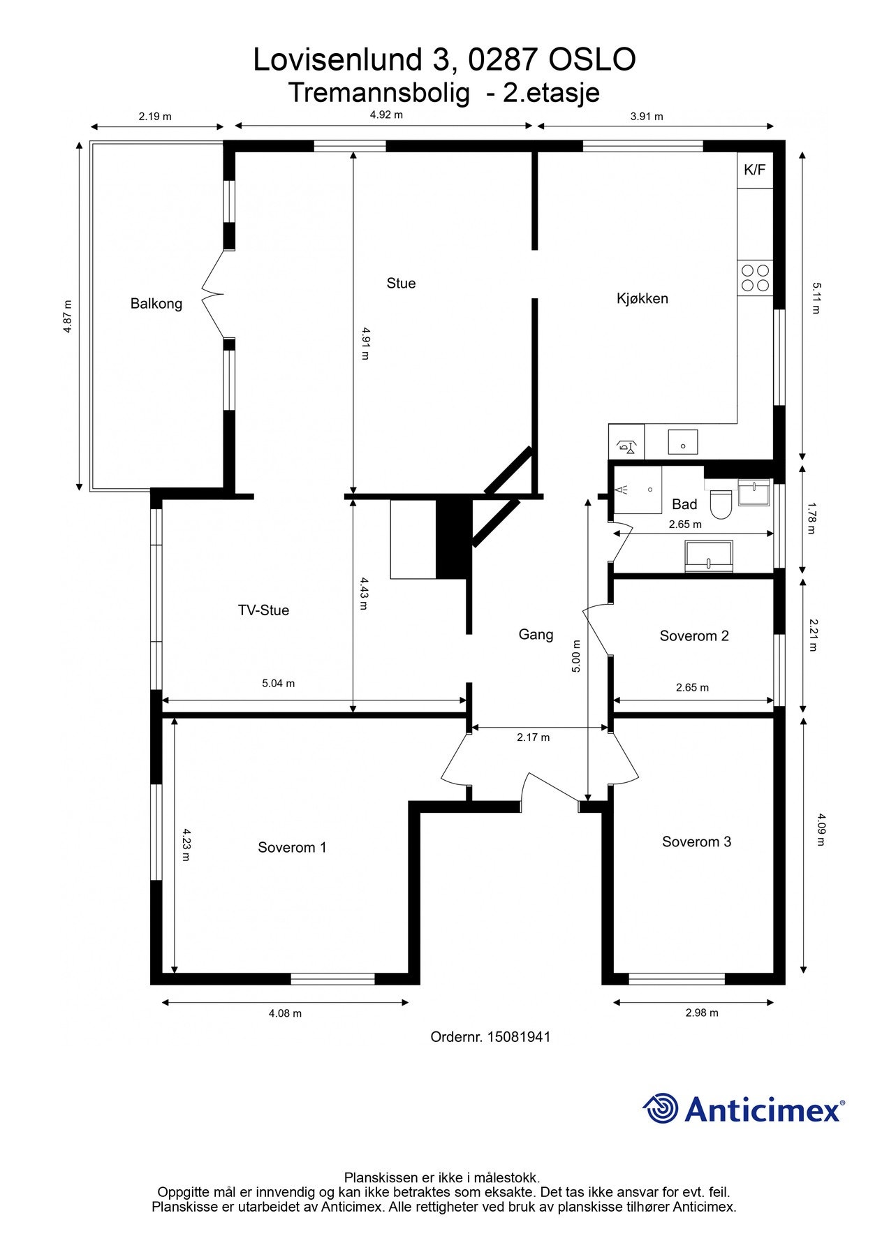 Plantegning 2. etg. Galleribilde