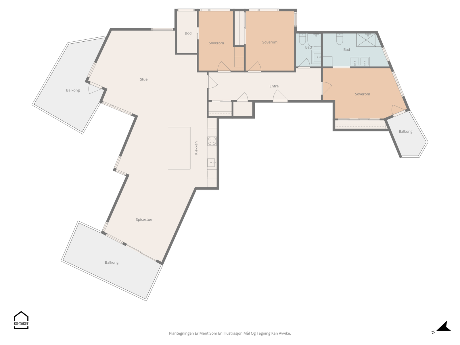 Plantegning. Galleribilde