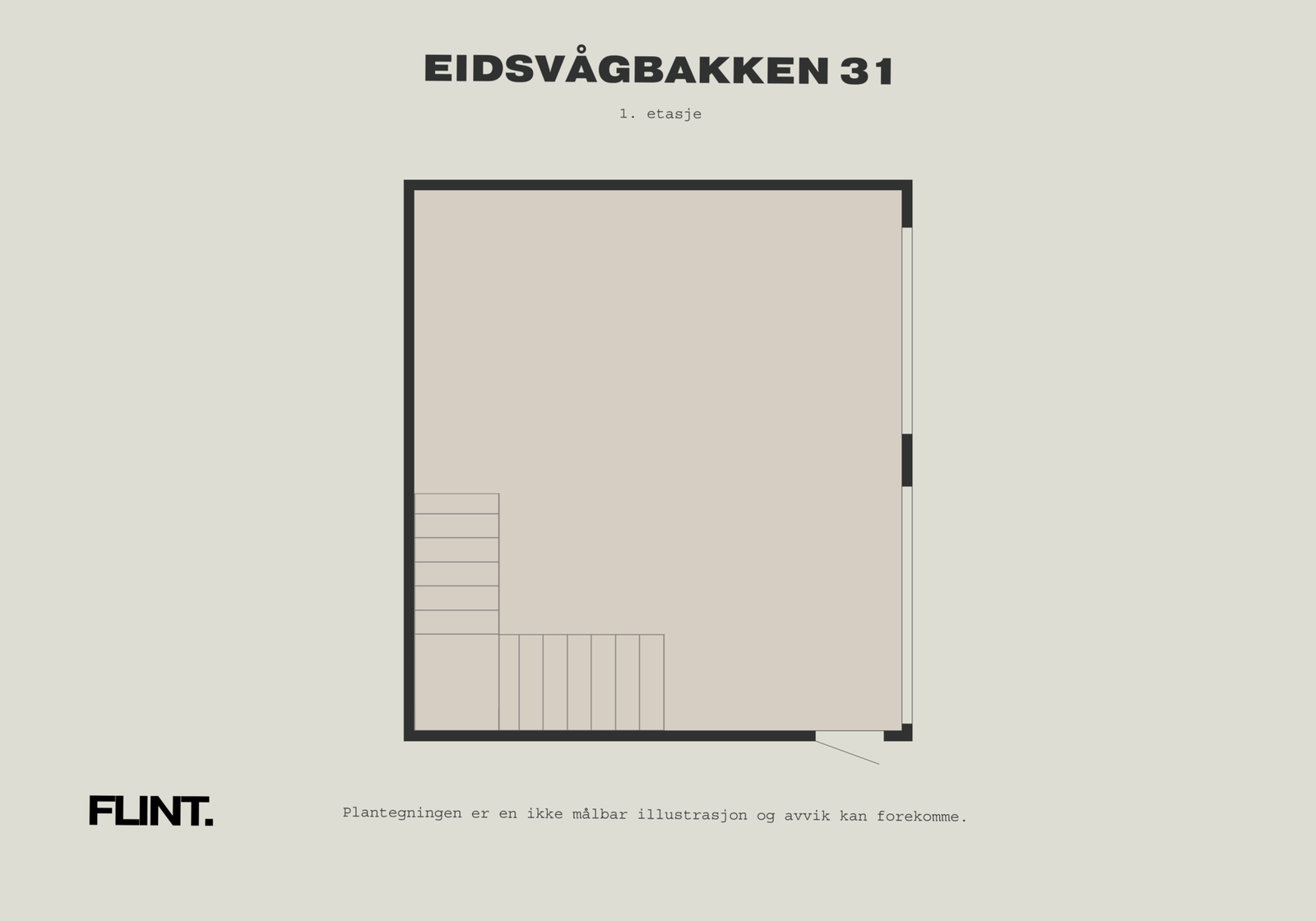 Plantegning garasje 1.etasje Galleribilde
