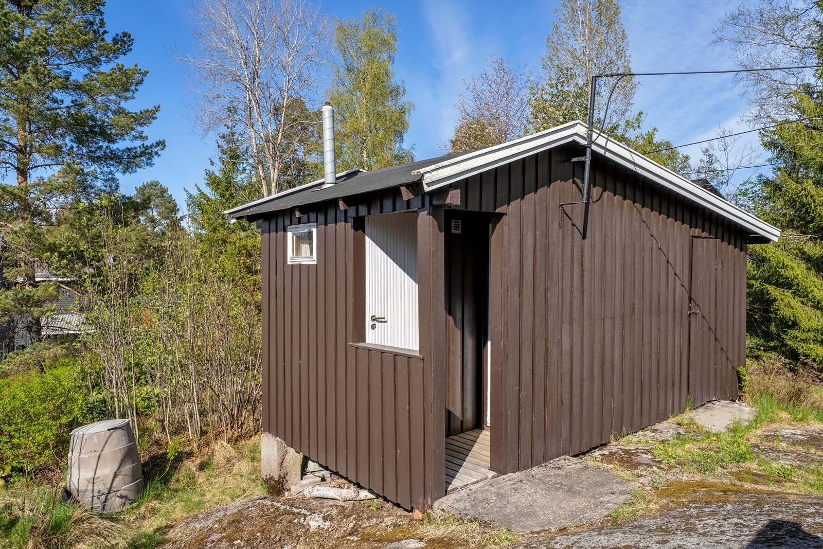 Annekset har en enkel standard og gir fleksible bruksmuligheter. Galleribilde