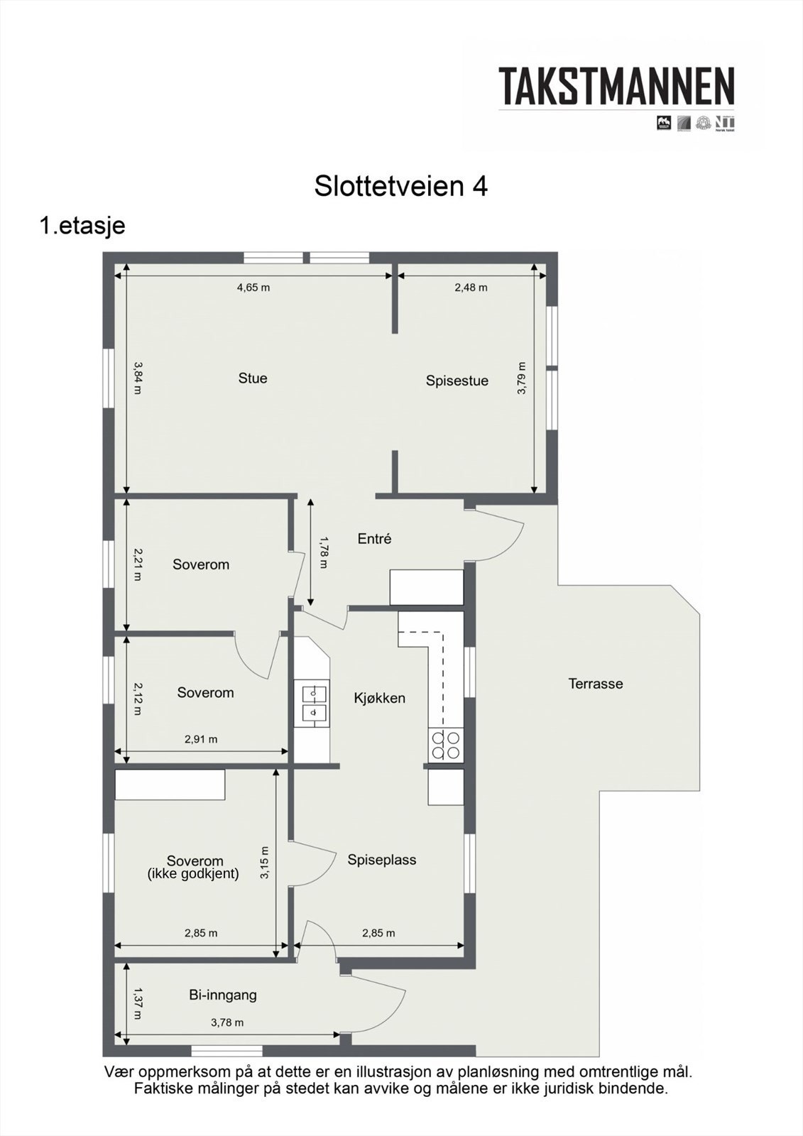 Plantegning Galleribilde