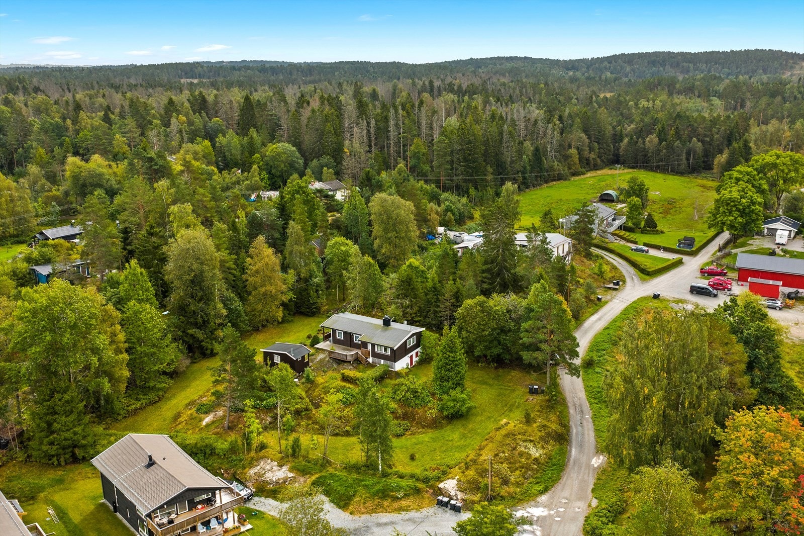 Et oversiktsbilde som viser den usjenerte beliggenheten. Galleribilde