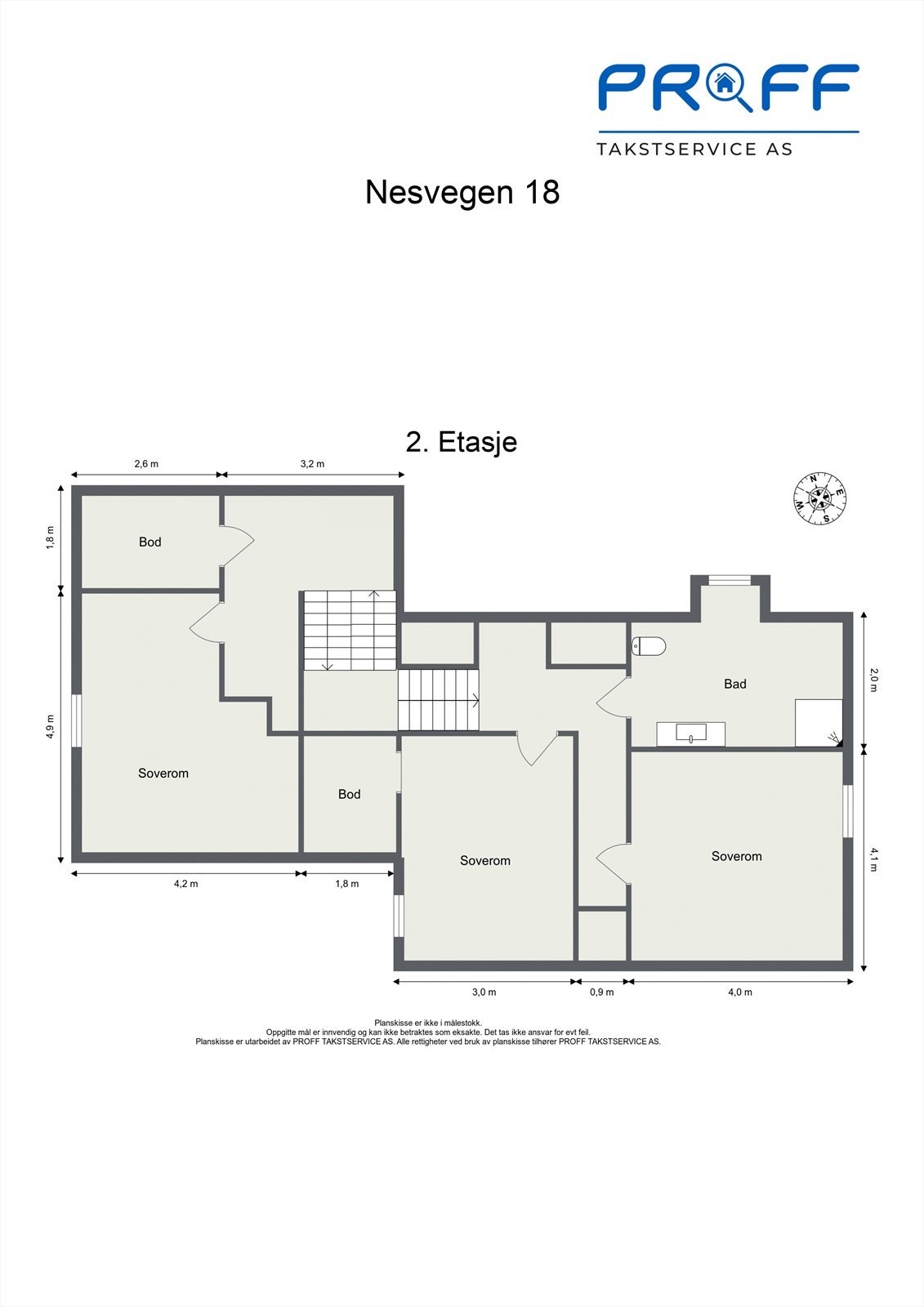 Plantegning - 2.etasje. Galleribilde