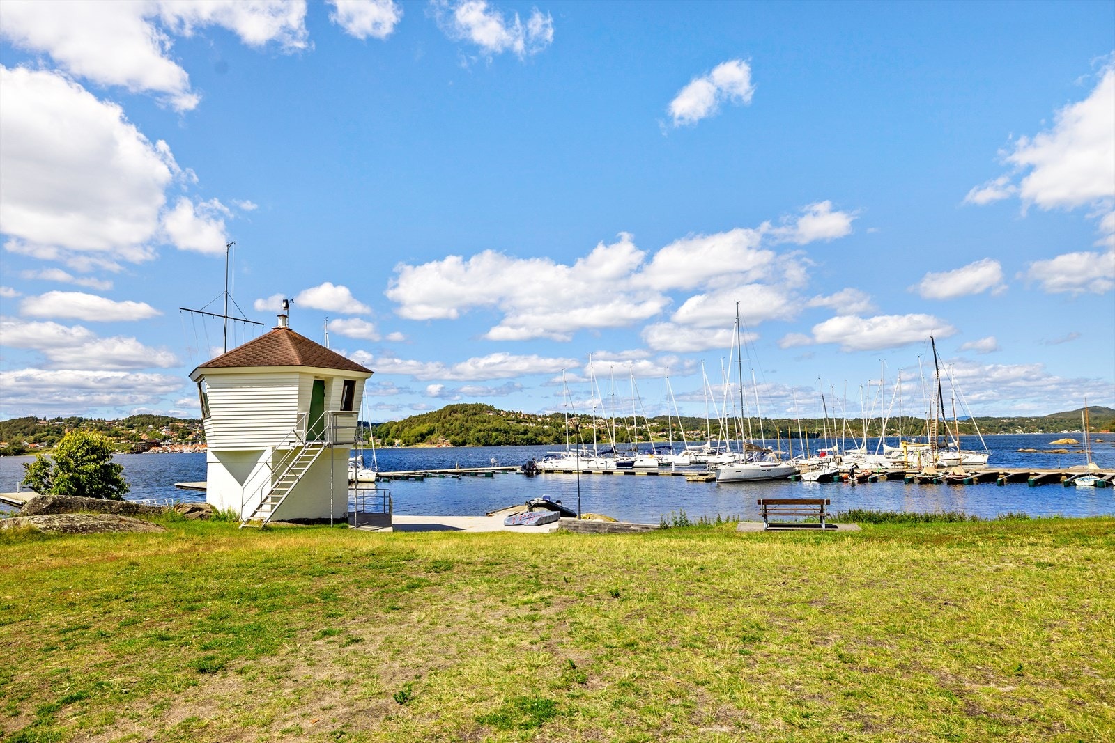 Brevik Seilforening sitt regatta dommertårn Galleribilde