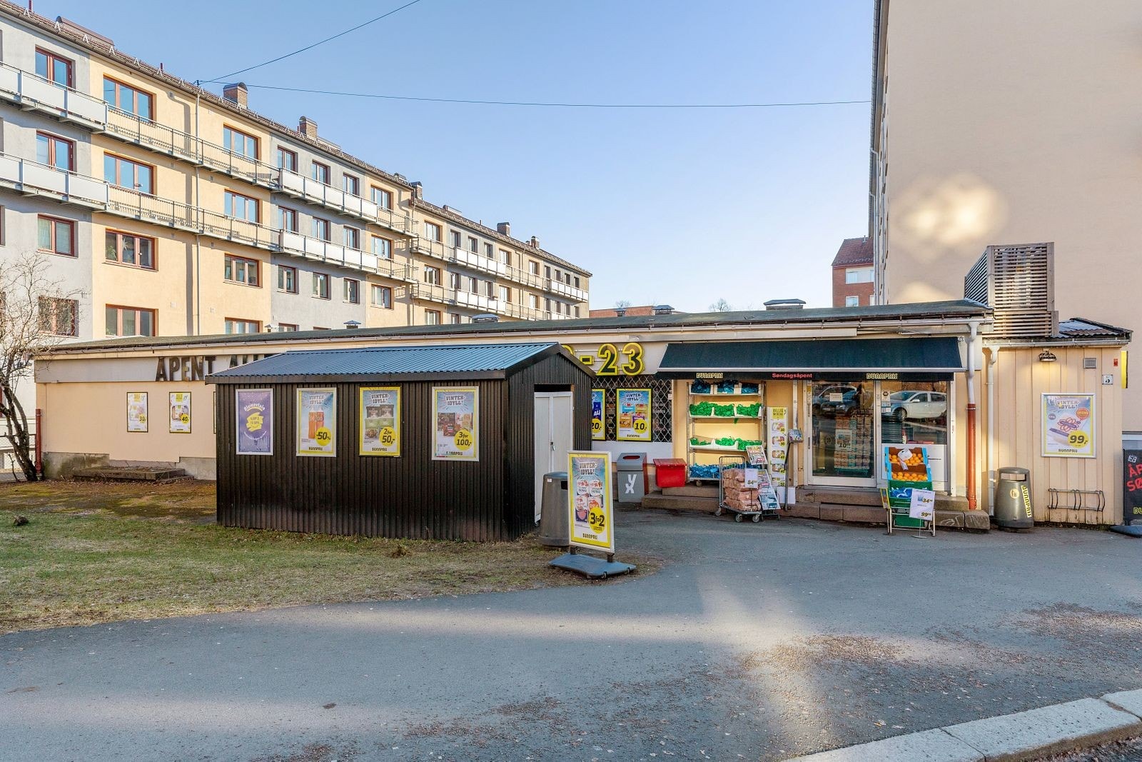 Bunnpris kun er par minutters ganger fra boligen. Galleribilde