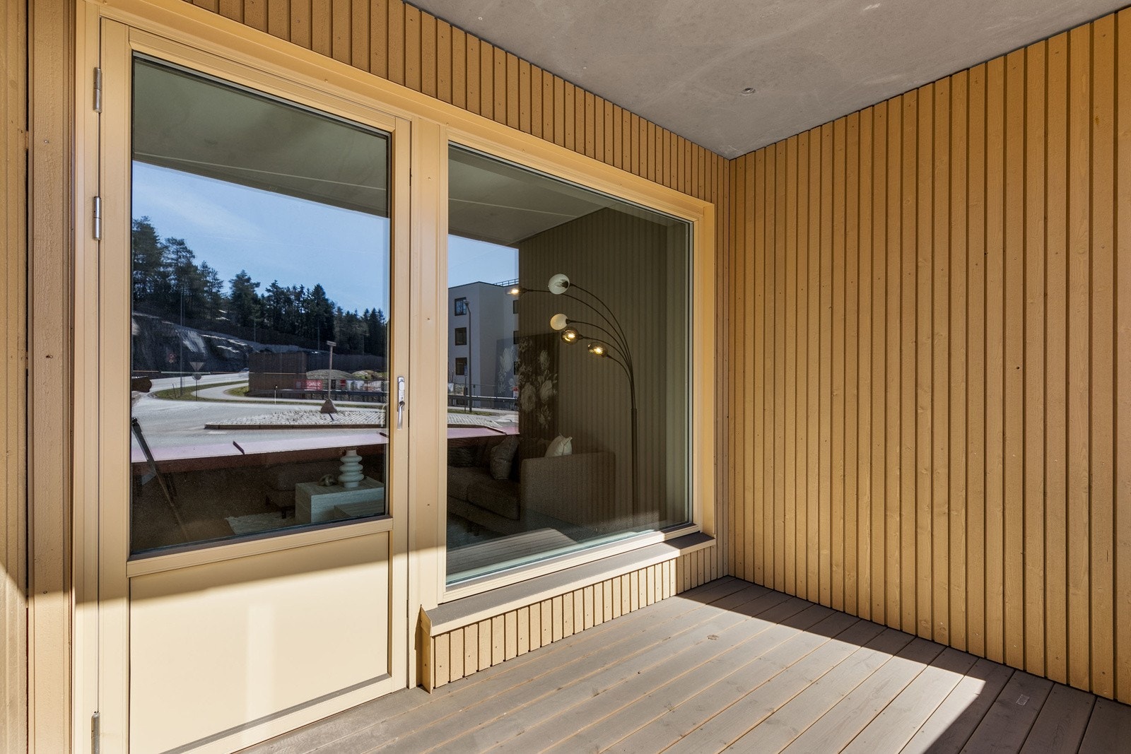 Her er det plass til utemøblement og grill etter ønske. Galleribilde