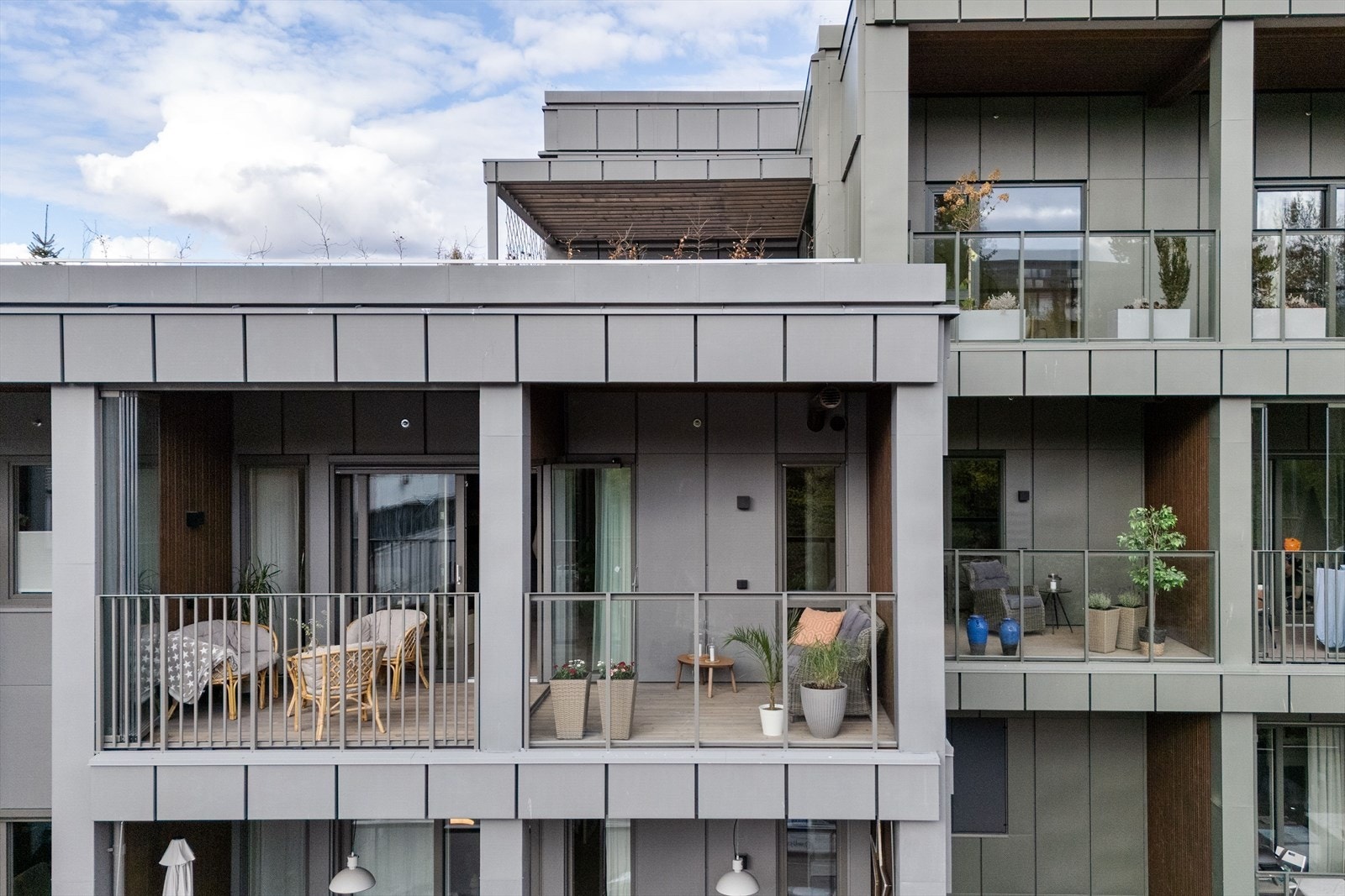 Leiligheten har to separate balkongarealer. Galleribilde