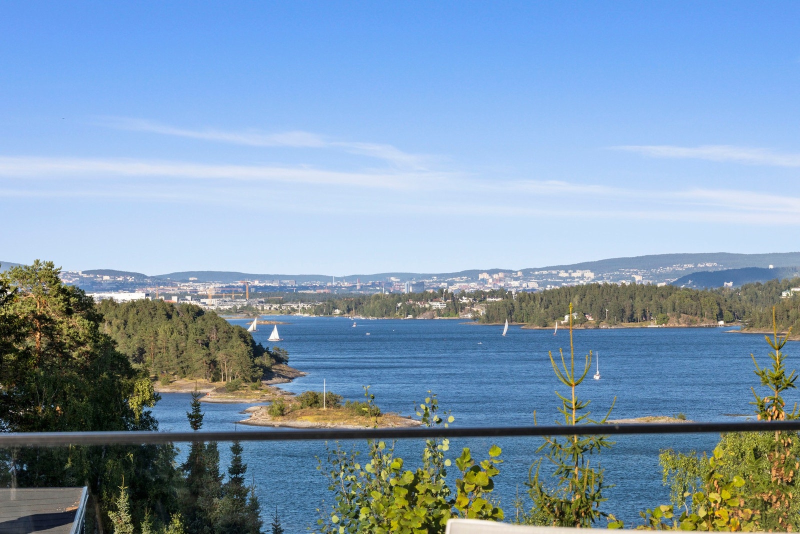 Utsikten fra takterrassen. Galleribilde
