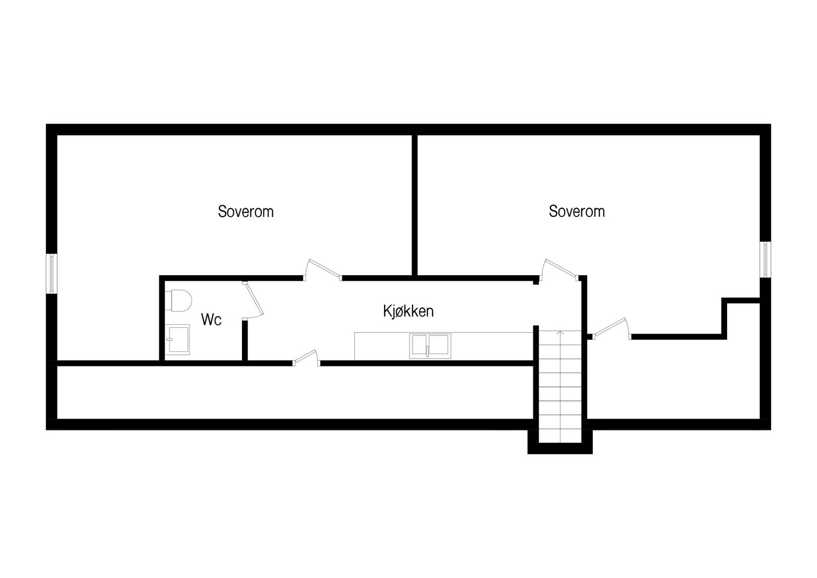 Plantegning loft. Galleribilde
