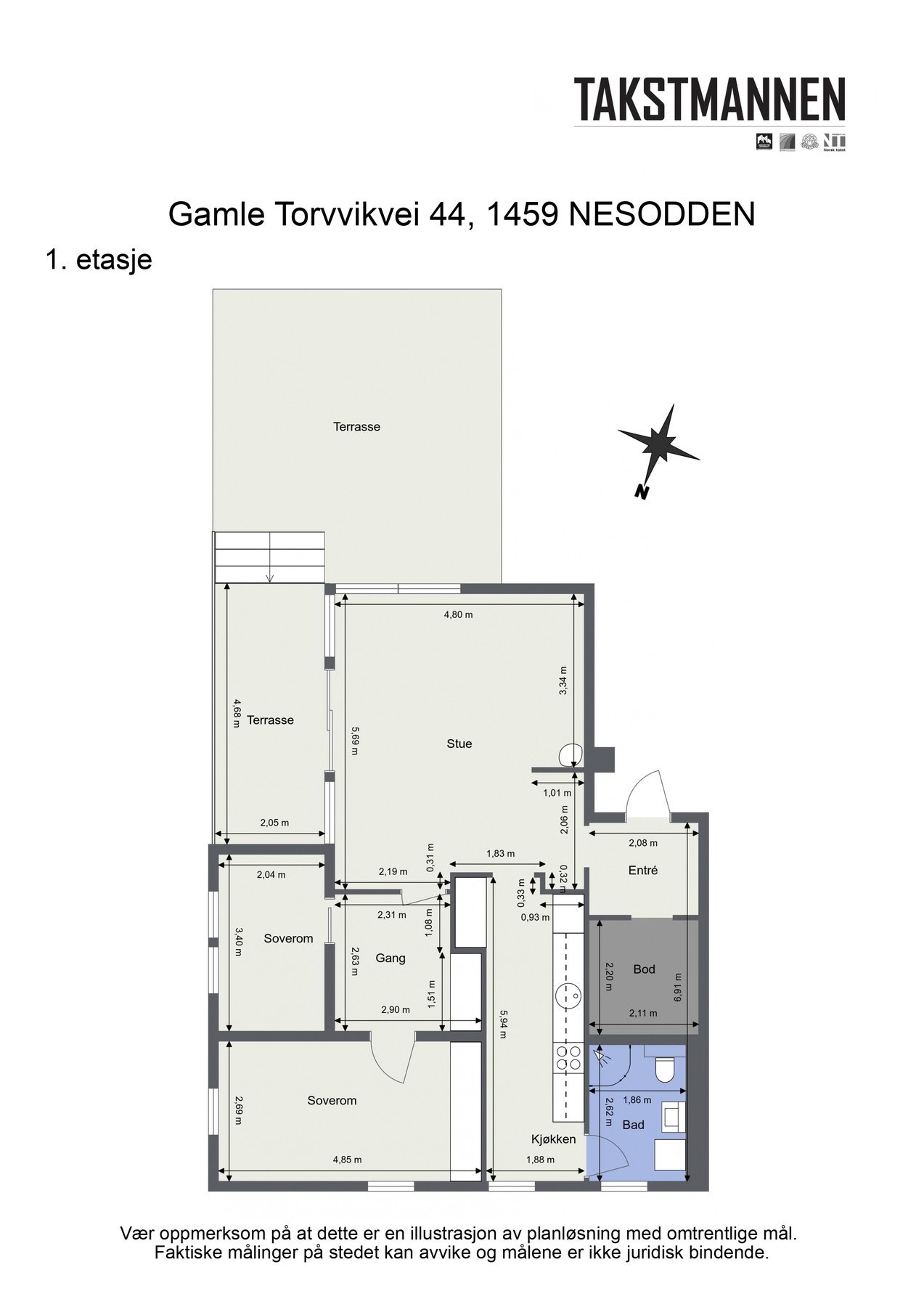 Smart planløsning. Galleribilde