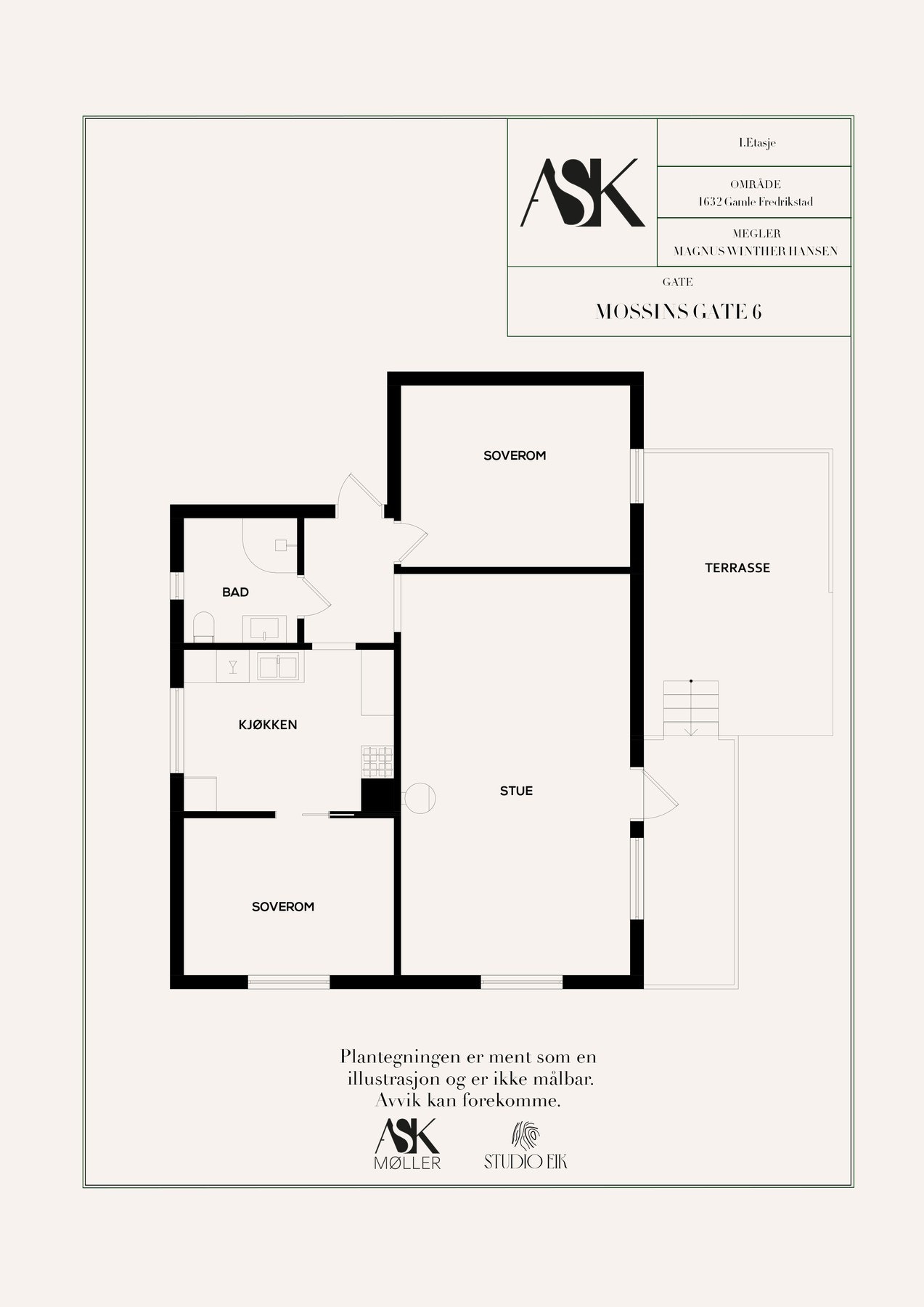 Plantegning Galleribilde