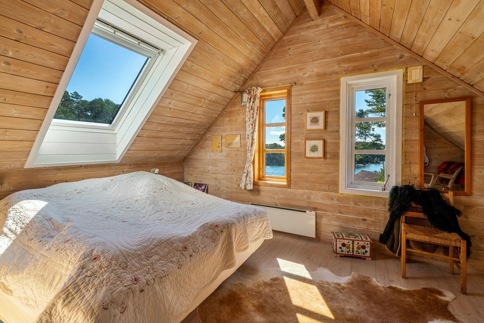 Hovedsoverom i Fjøset. Galleribilde