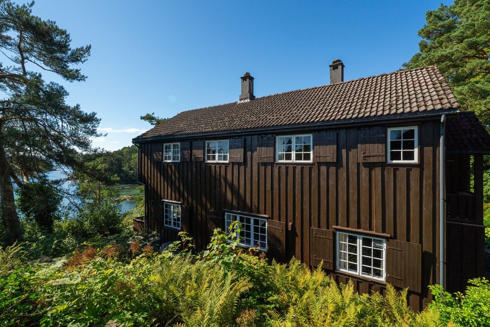 Baksiden av Hovedhuset. Galleribilde