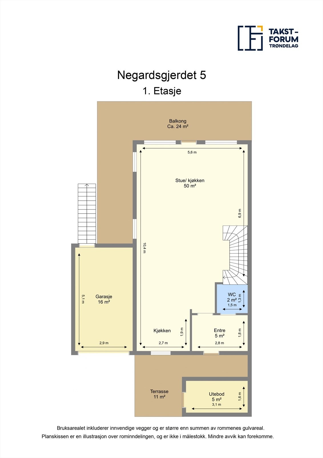 Plantegning - Første etasje. Galleribilde