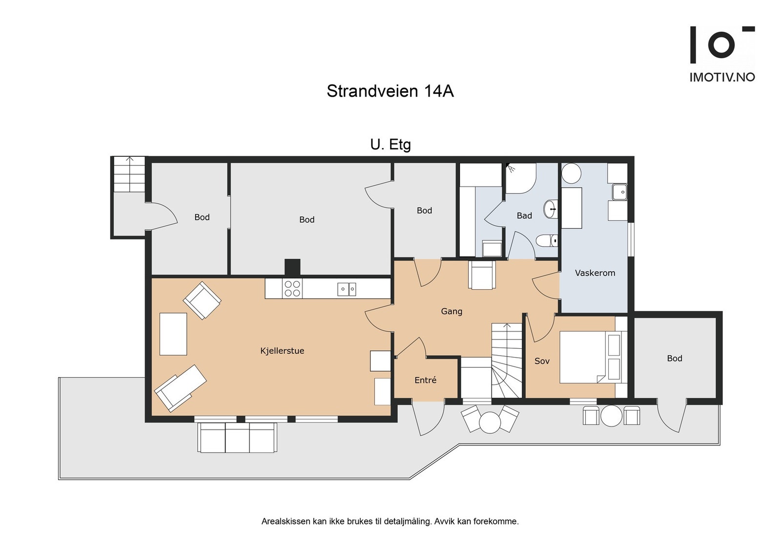 - Plantegning underetasje - Galleribilde