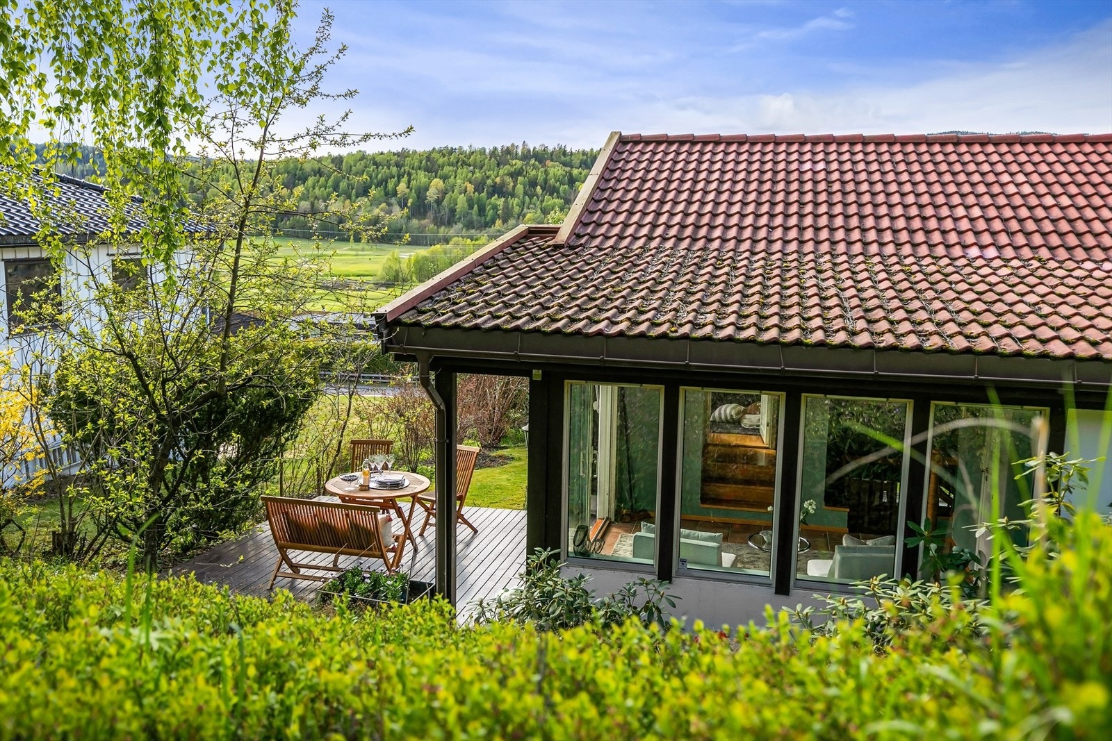 Terrasse og vinterhage Galleribilde