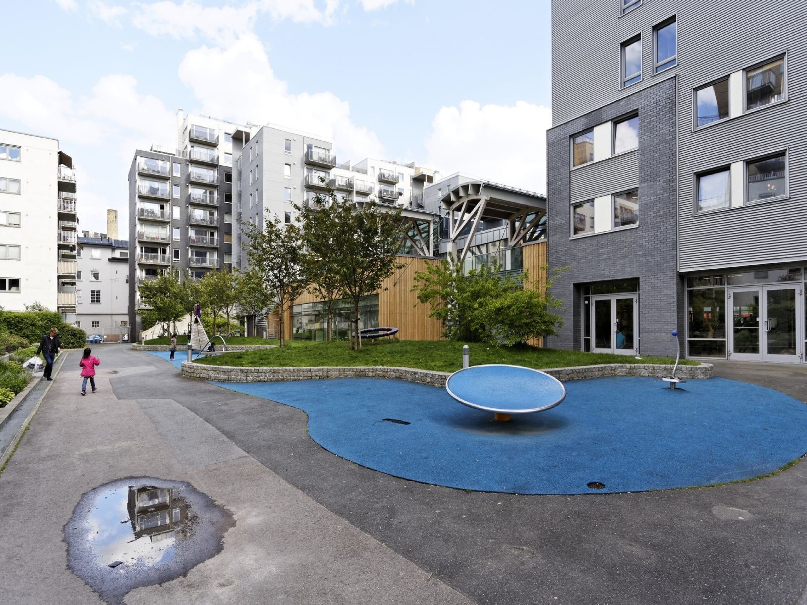 Innvendig bakgård. Galleribilde