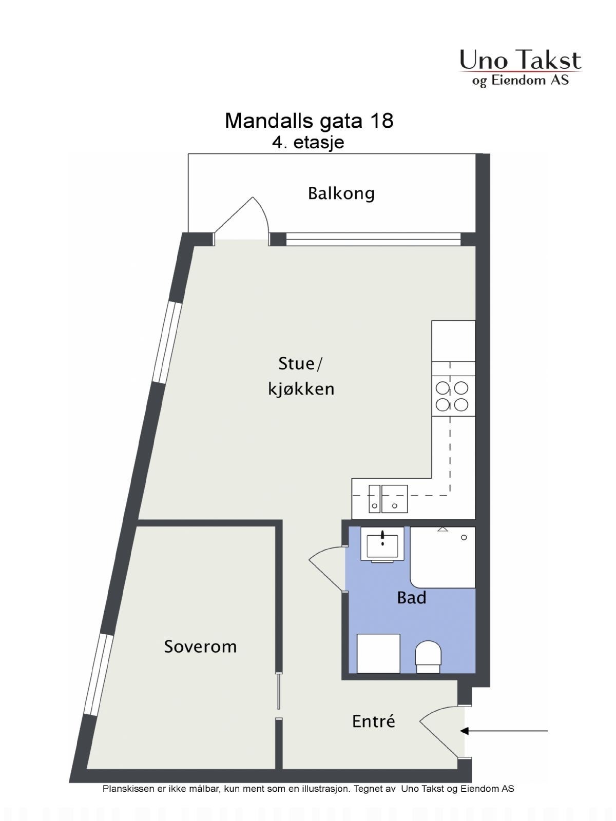 Praktisk planløsning. Galleribilde