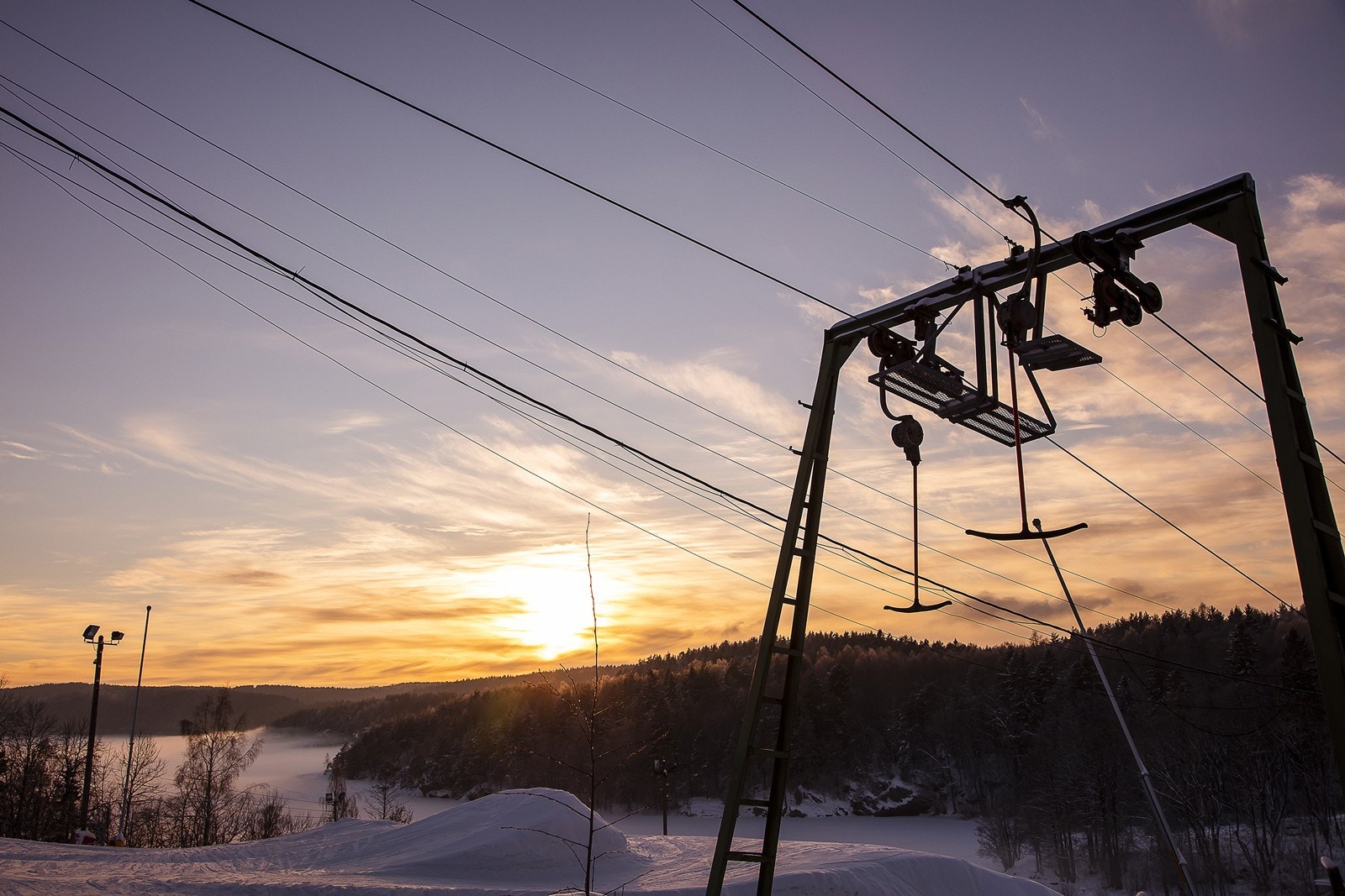 For den skiglade er det kort vei til Ingierkollen slalåmanlegg i Kolbotn. Galleribilde
