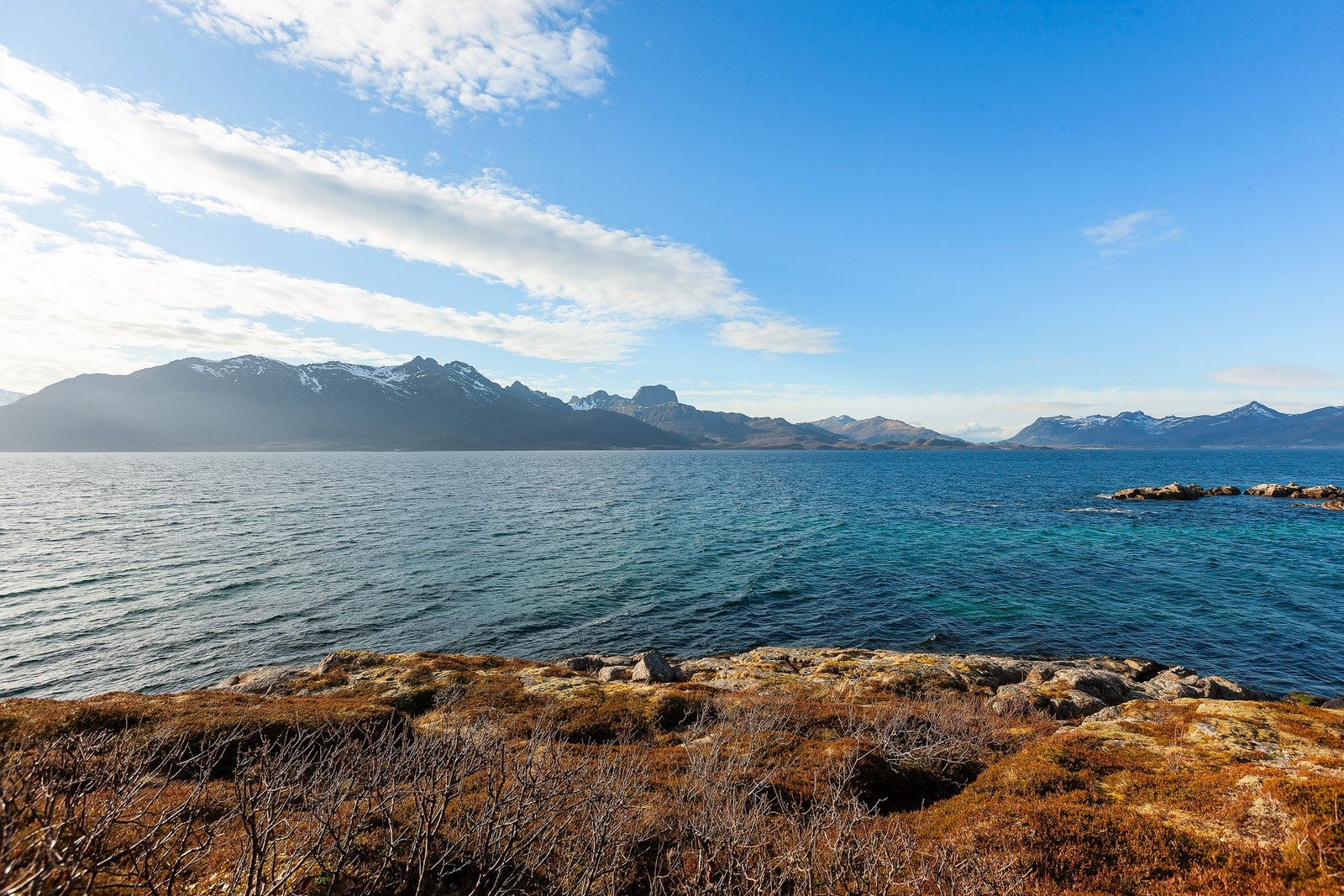 Fin utsikt mot Reka. Galleribilde