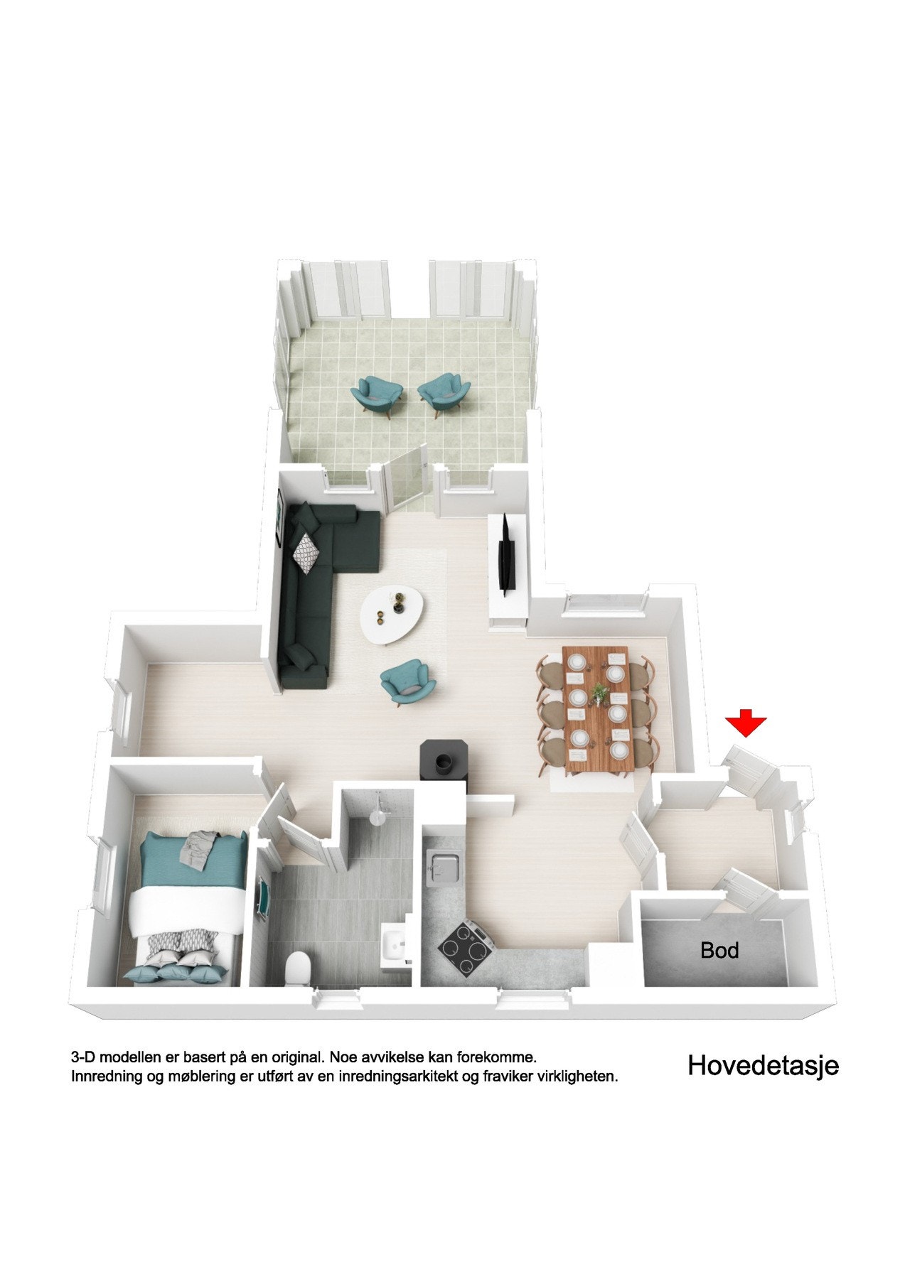 Plantegning Galleribilde