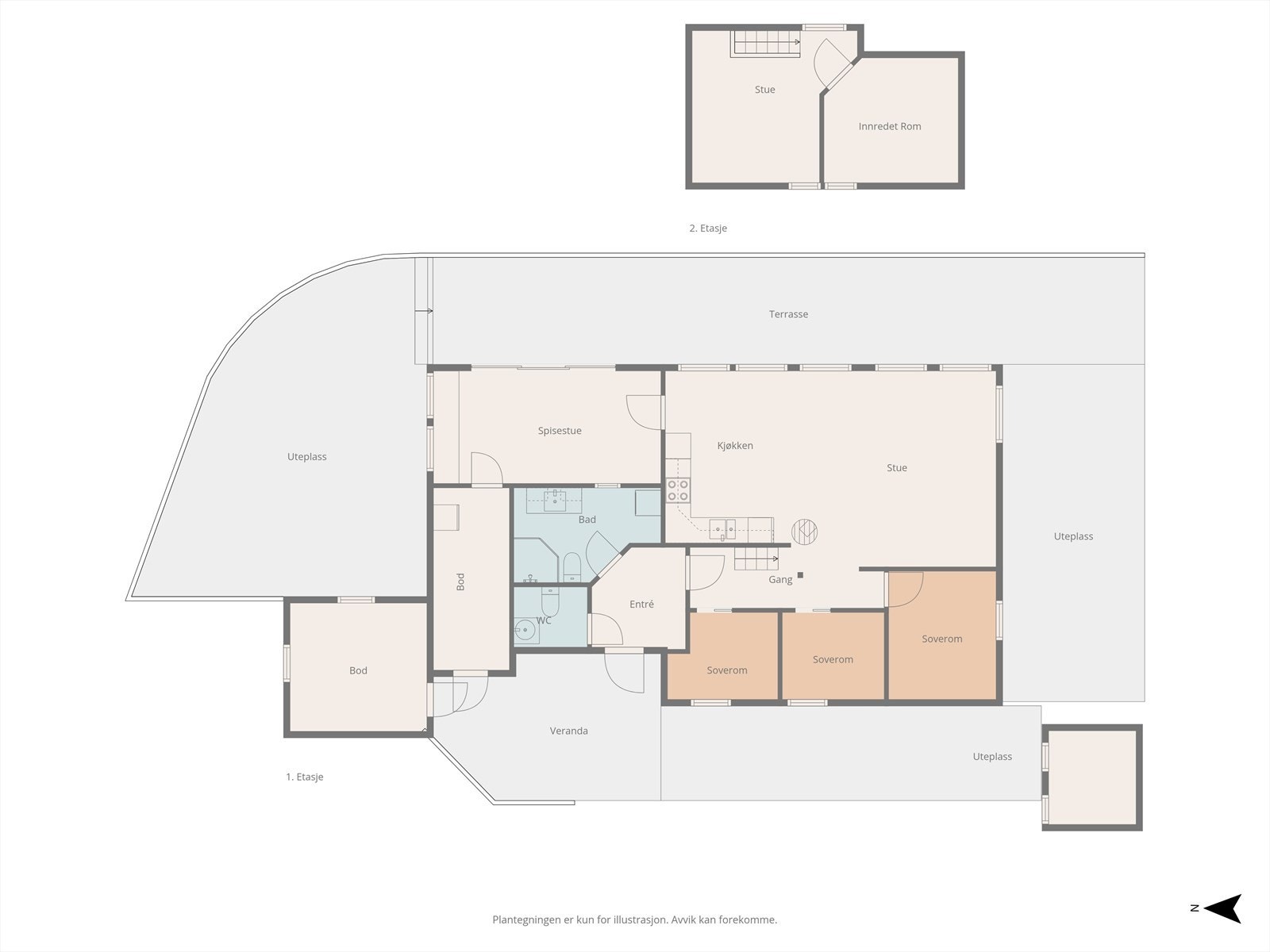 plantegning Galleribilde