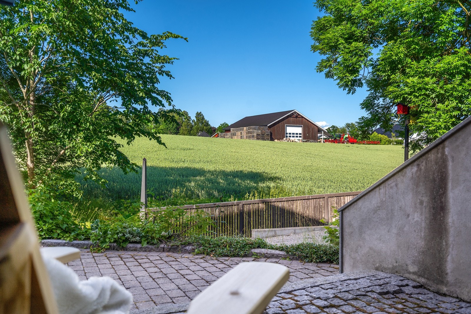 Landlig utsikt Galleribilde