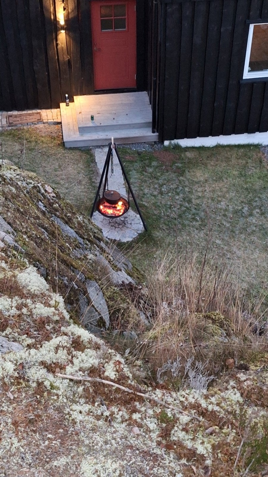 Koselig med bålpanne (selgers bilde) Galleribilde