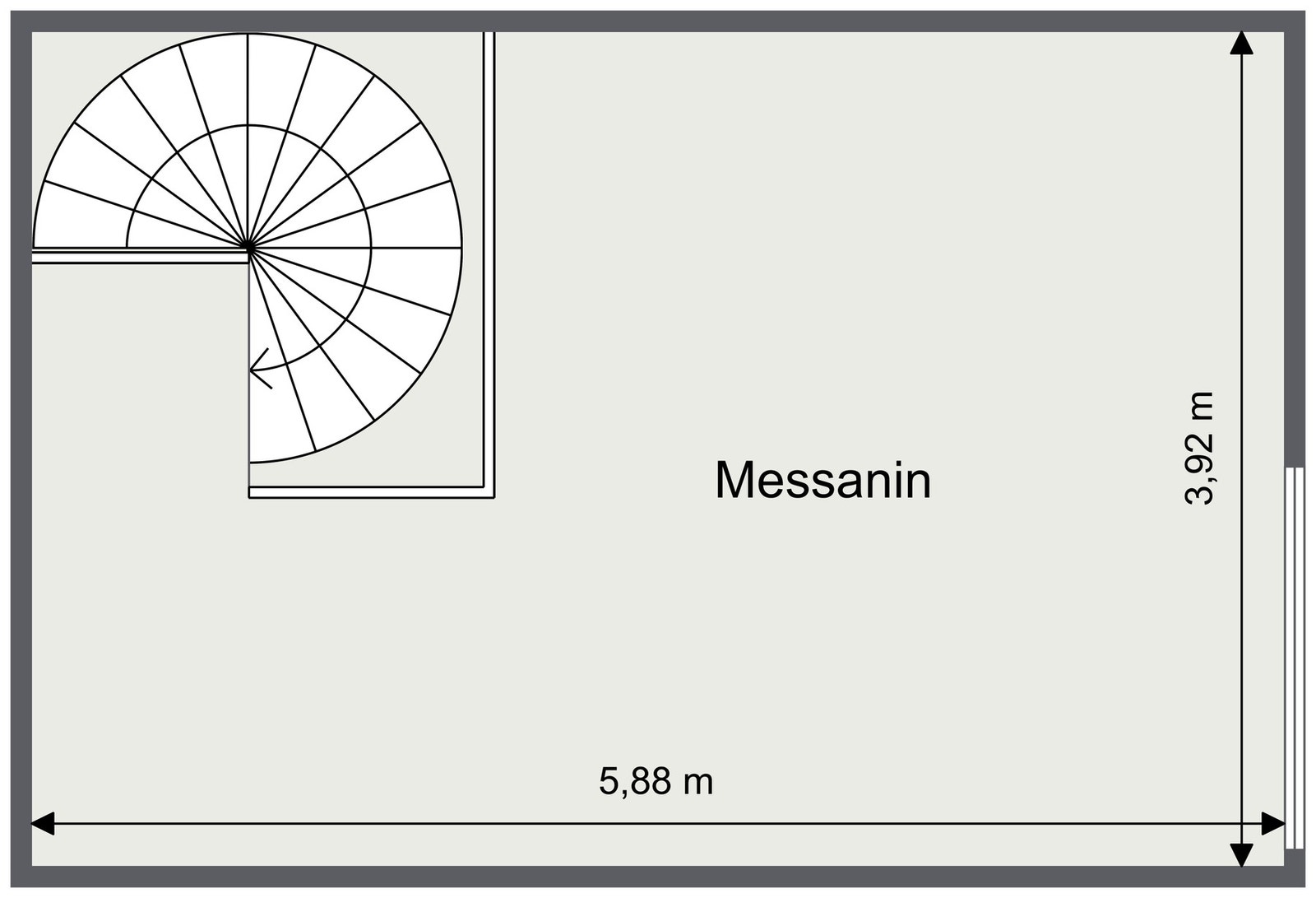 Plantegning - messanin Galleribilde
