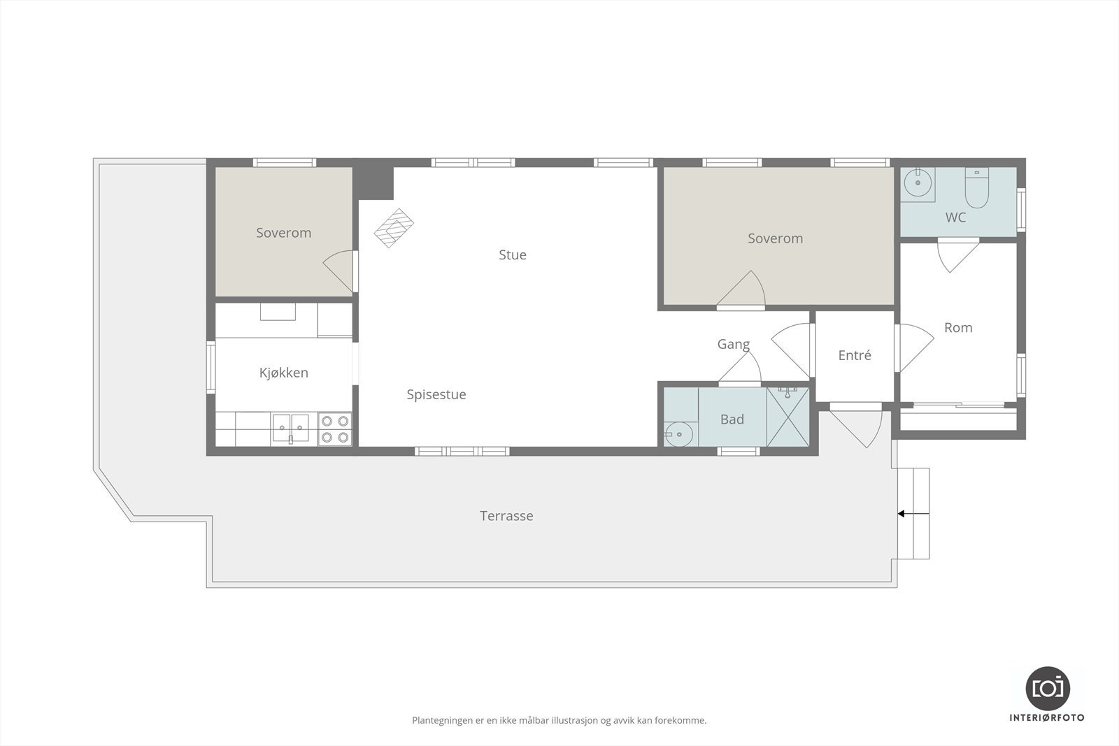 Plantegning Galleribilde