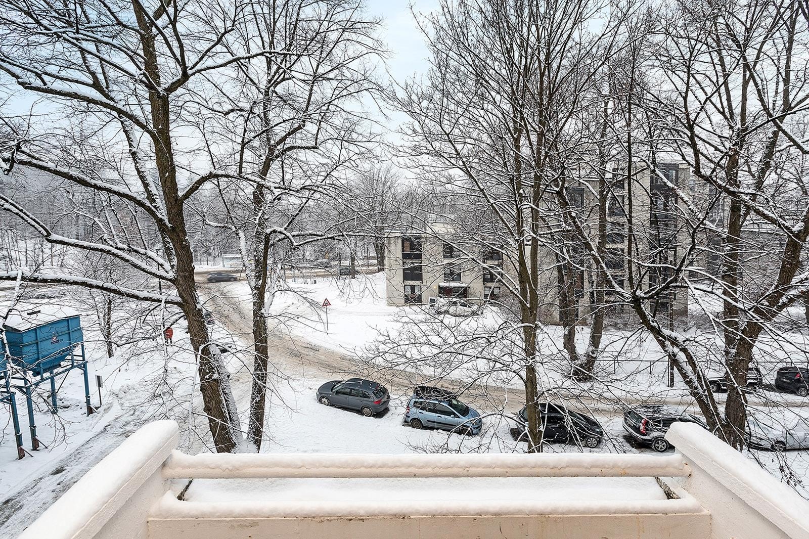 Utsikt fra balkongen Galleribilde