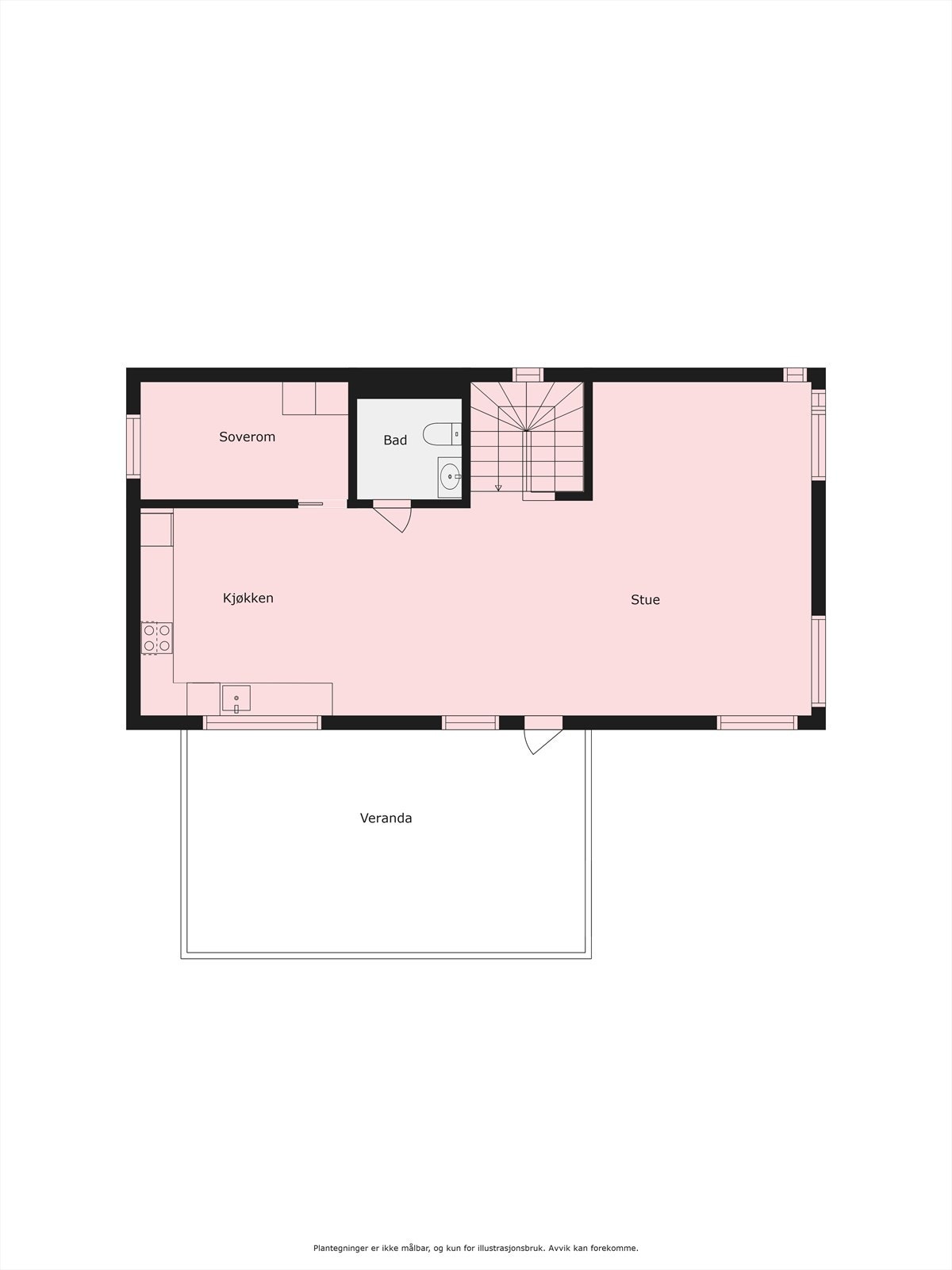Plantegning Galleribilde
