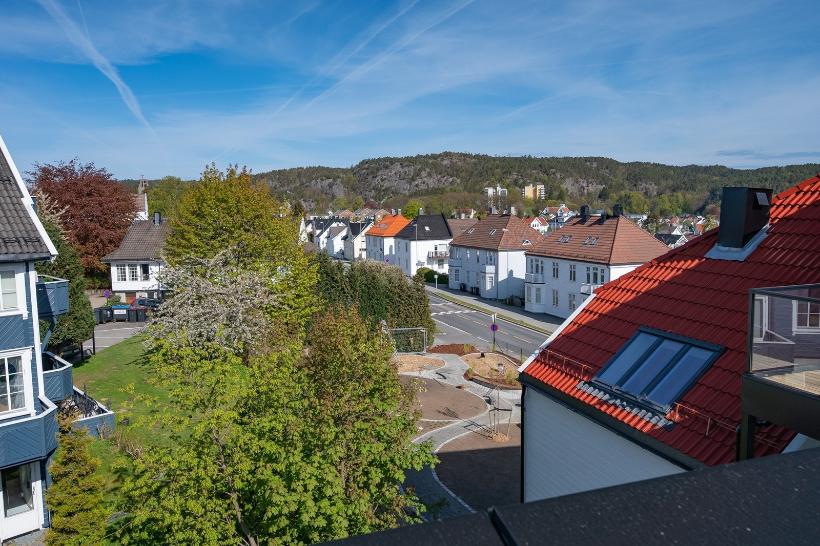 Utsyn fra felles takterrasse Galleribilde