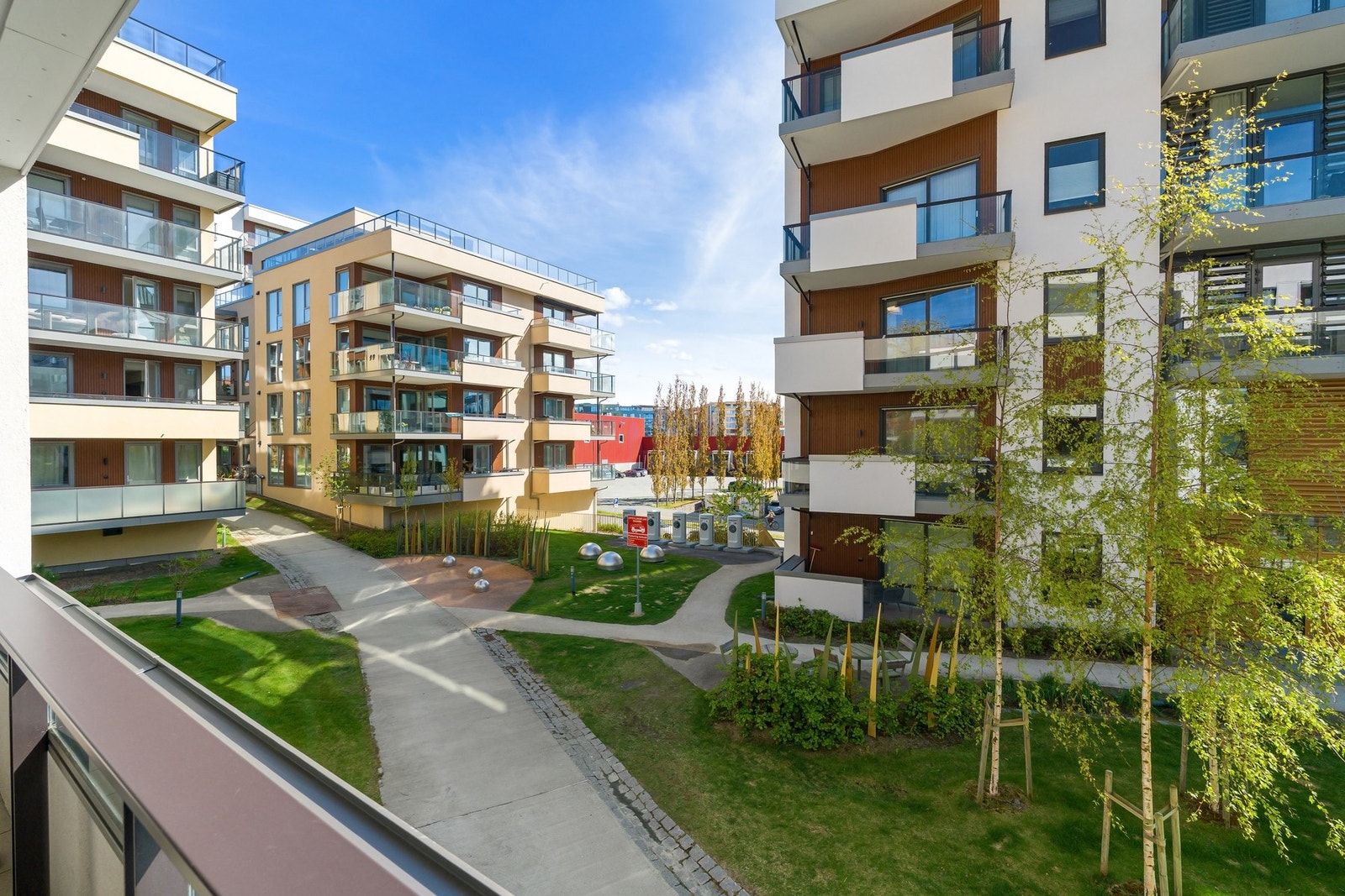 Skjermet beliggenhet med lite trafikkstøy. Galleribilde